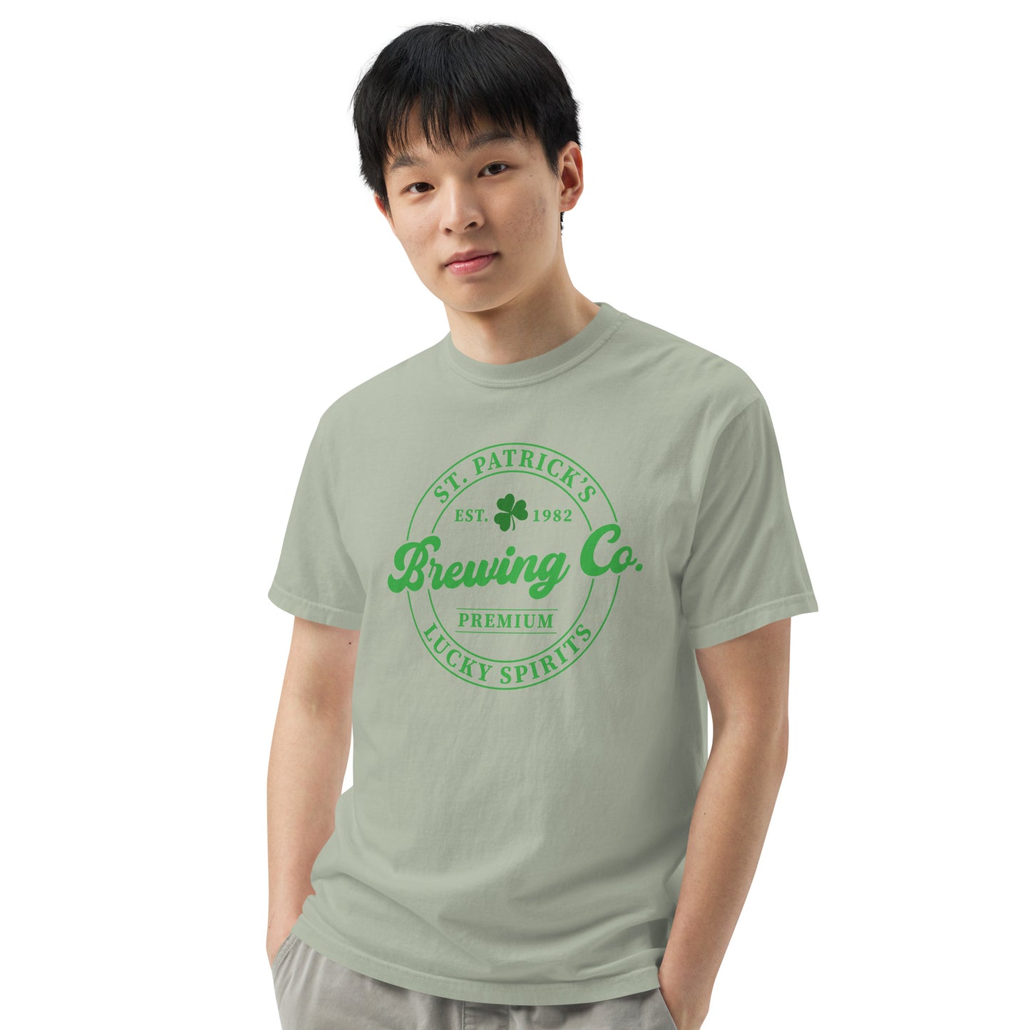 Unisex garment-dyed heavyweight t-shirt - St Patty's Day Brewing Co.