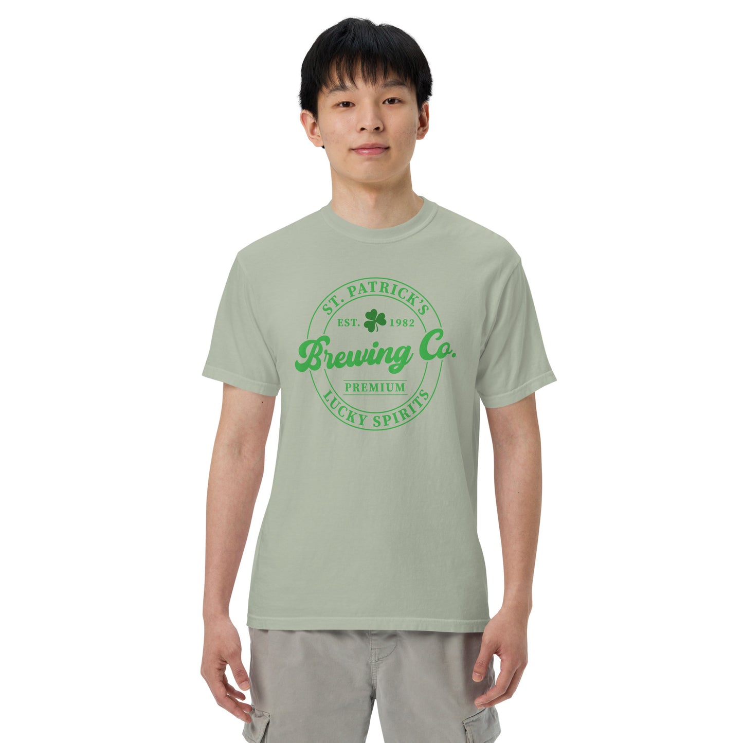 Unisex garment-dyed heavyweight t-shirt - St Patty's Day Brewing Co.