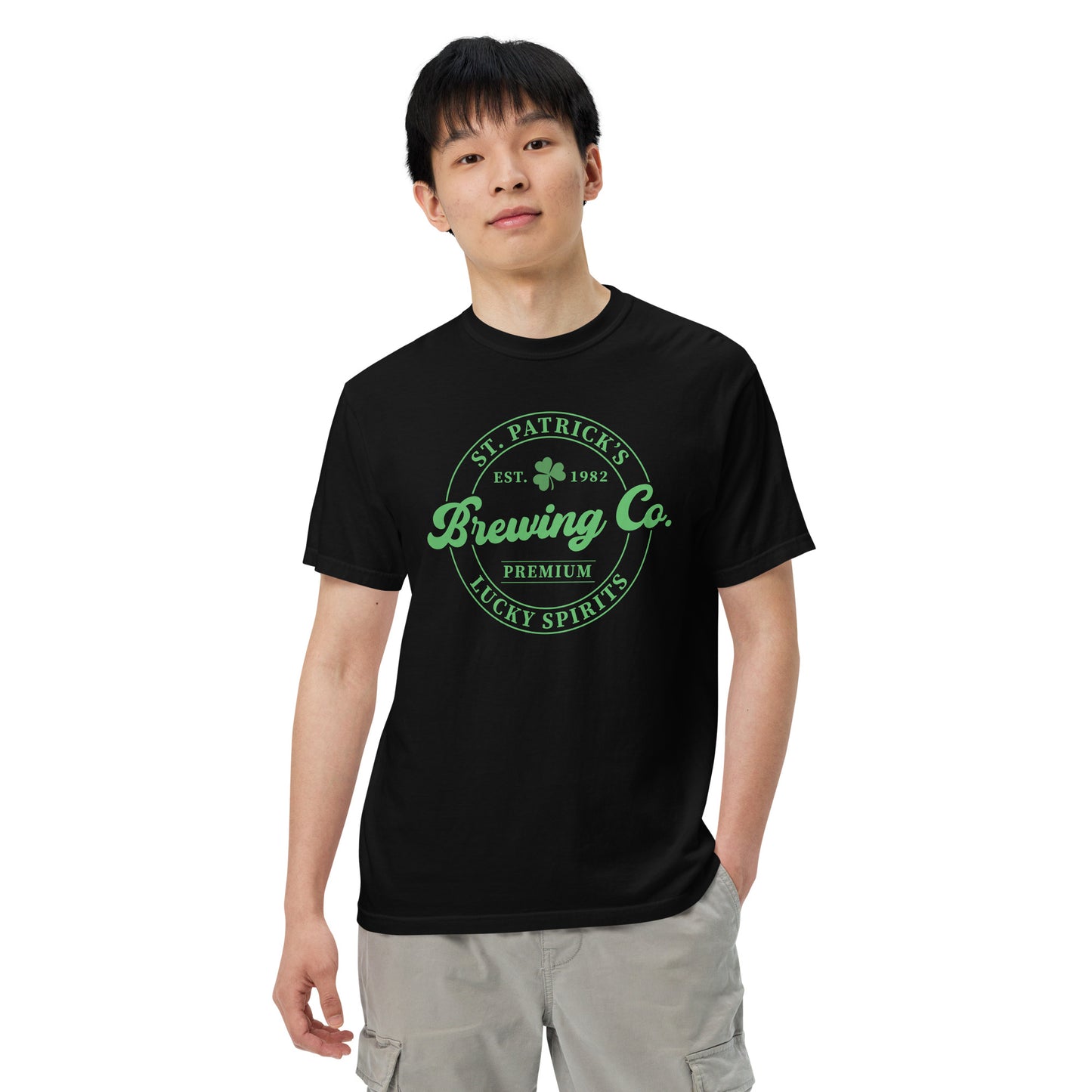 Unisex garment-dyed heavyweight t-shirt - St Patty's Day Brewing Co.