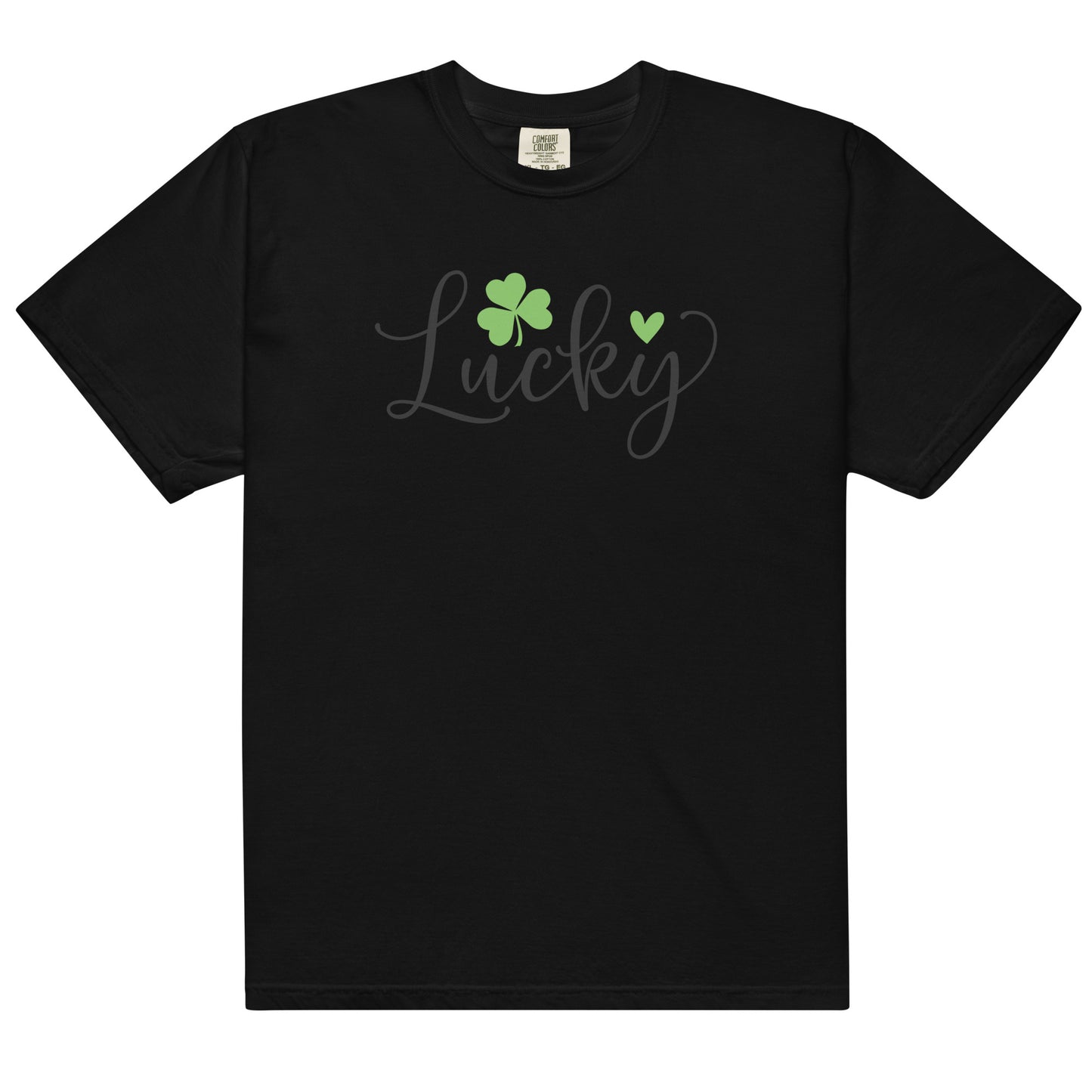 Unisex garment-dyed heavyweight t-shirt - St Patty's Day Lucky