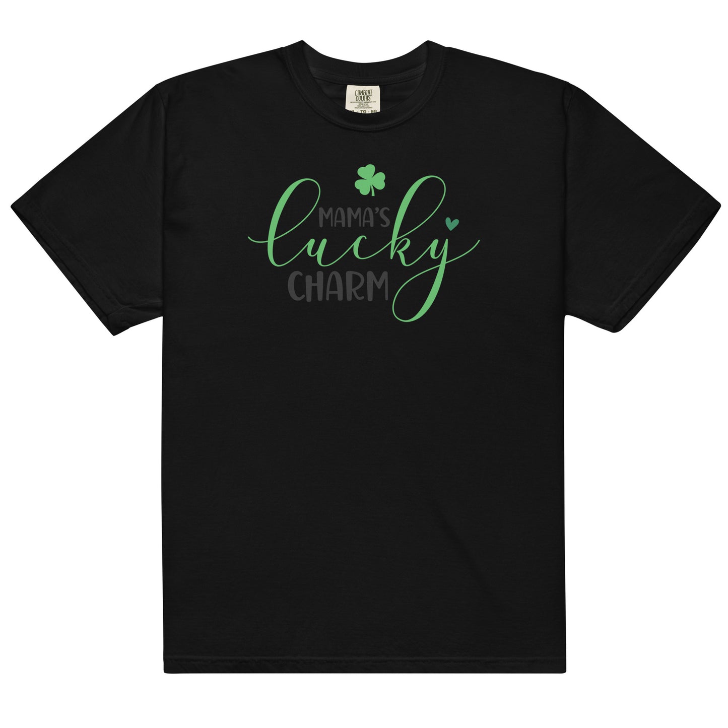 Unisex garment-dyed heavyweight t-shirt - St Patty's Day Mama's Lucky Charm