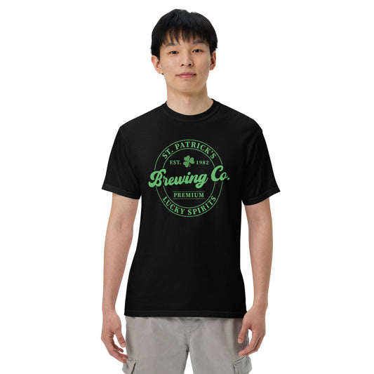 Unisex garment-dyed heavyweight t-shirt - St Patty's Day Brewing Co.