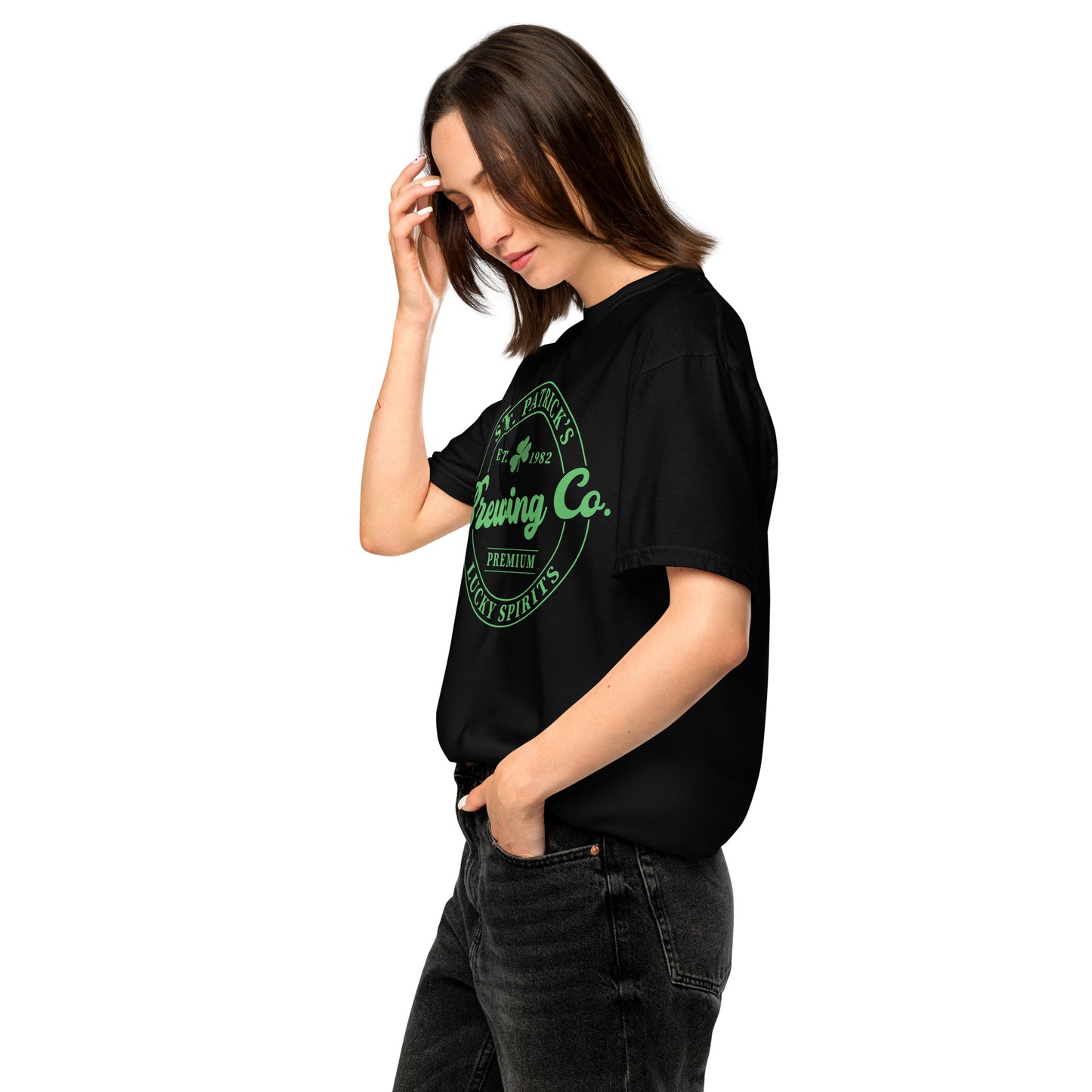 Unisex garment-dyed heavyweight t-shirt - St Patty's Day Brewing Co.