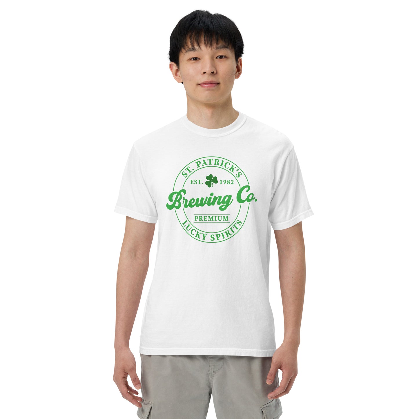 Unisex garment-dyed heavyweight t-shirt - St Patty's Day Brewing Co.