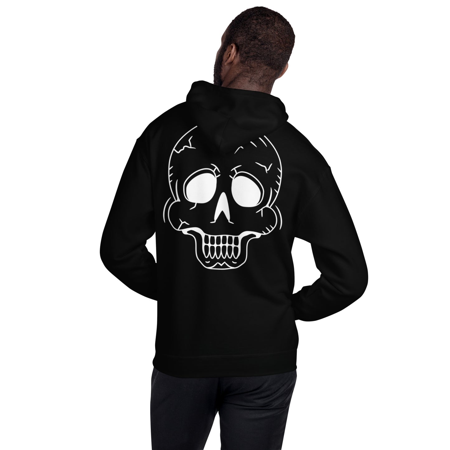 Unisex Hoodie - Halloween Skeleton Black Hoodie