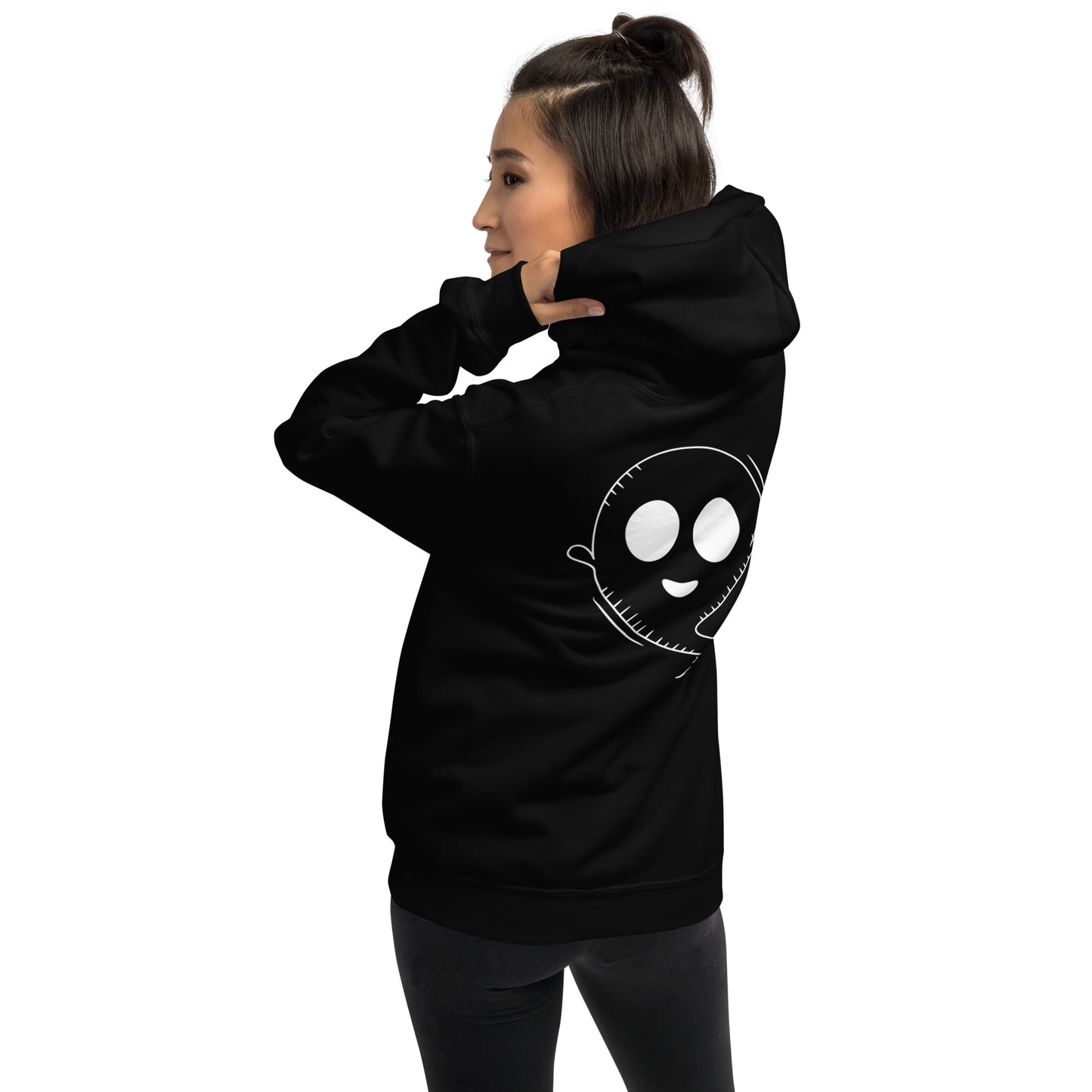 Unisex Hoodie - Halloween Ghost Black Hoodie