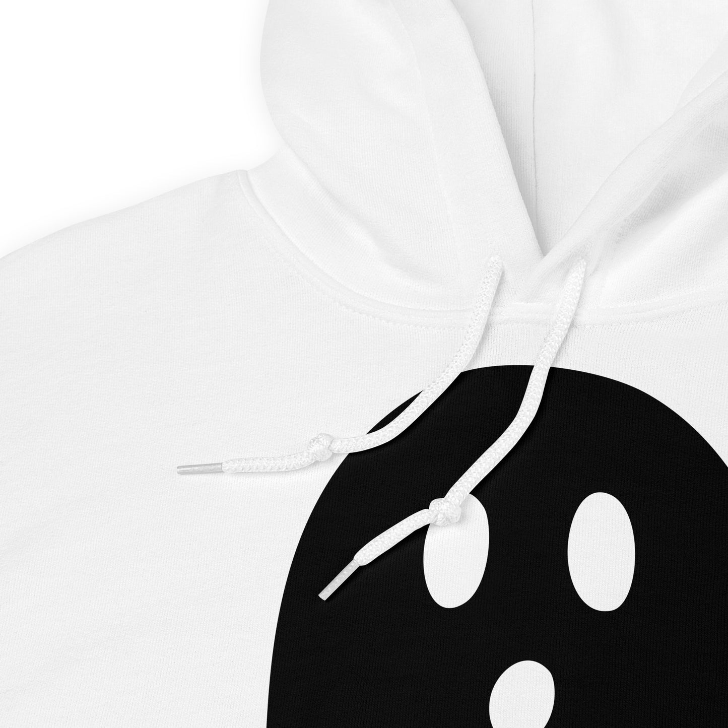 Unisex Hoodie - Halloween Ghost White Hoodie