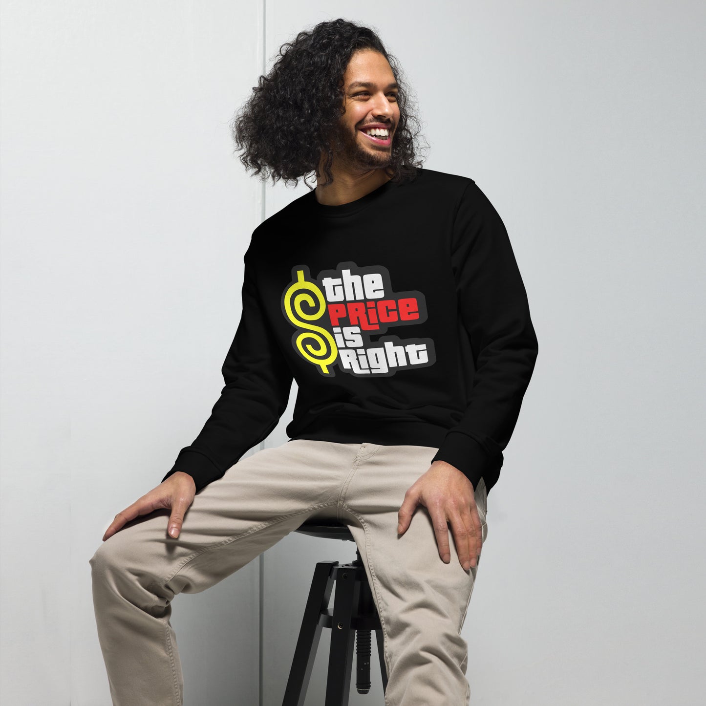 Unisex organic sweatshirt - The Price Is Right