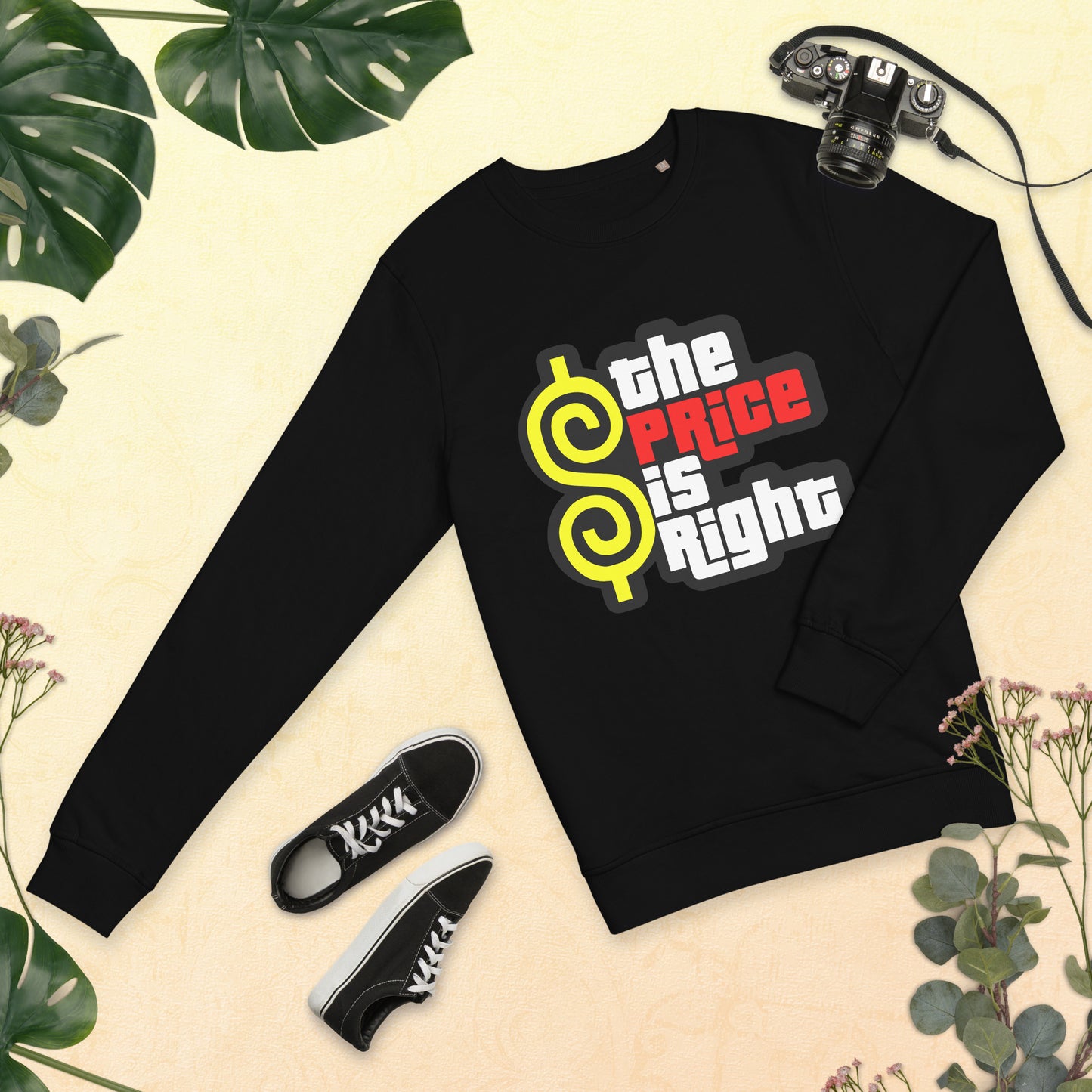 Unisex organic sweatshirt - The Price Is Right