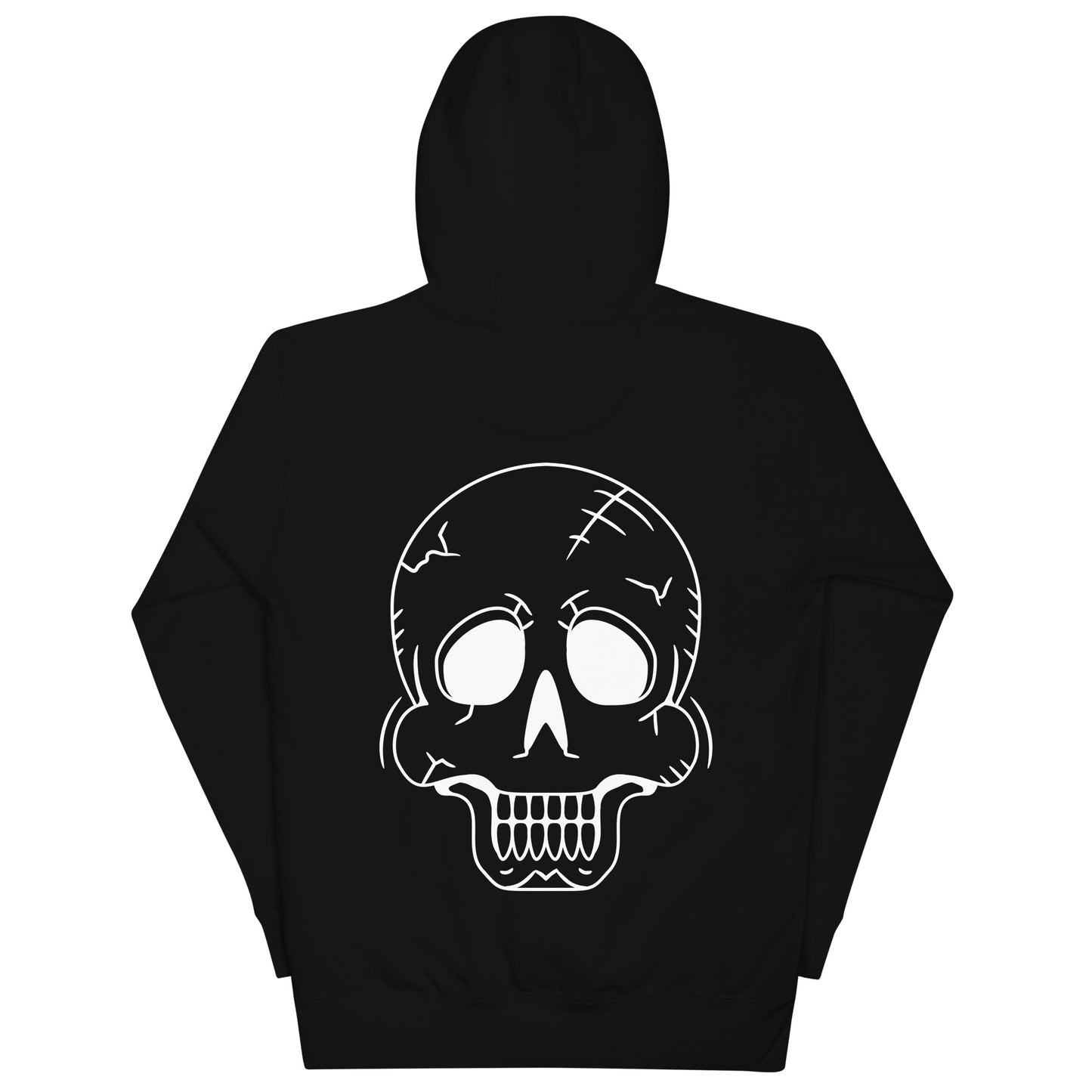 Unisex Hoodie - Halloween Skeleton Black Hoodie