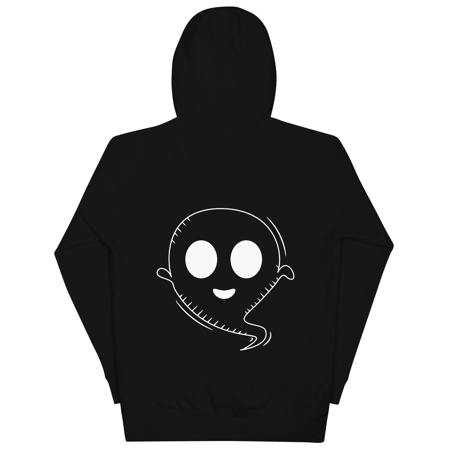 Unisex Hoodie - Halloween Ghost Black Hoodie