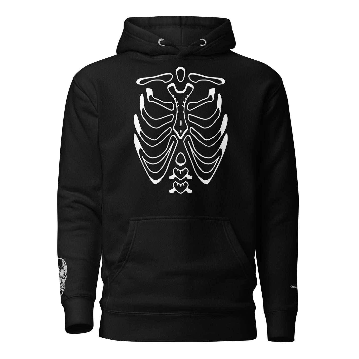 Unisex Hoodie - Halloween Skeleton Black Hoodie