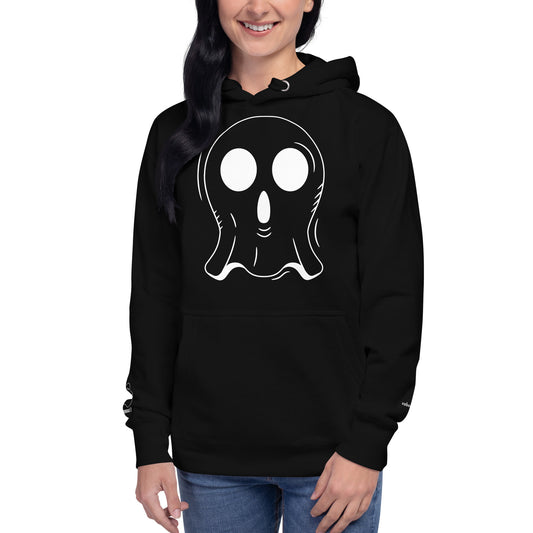 Unisex Hoodie - Halloween Ghost Black Hoodie