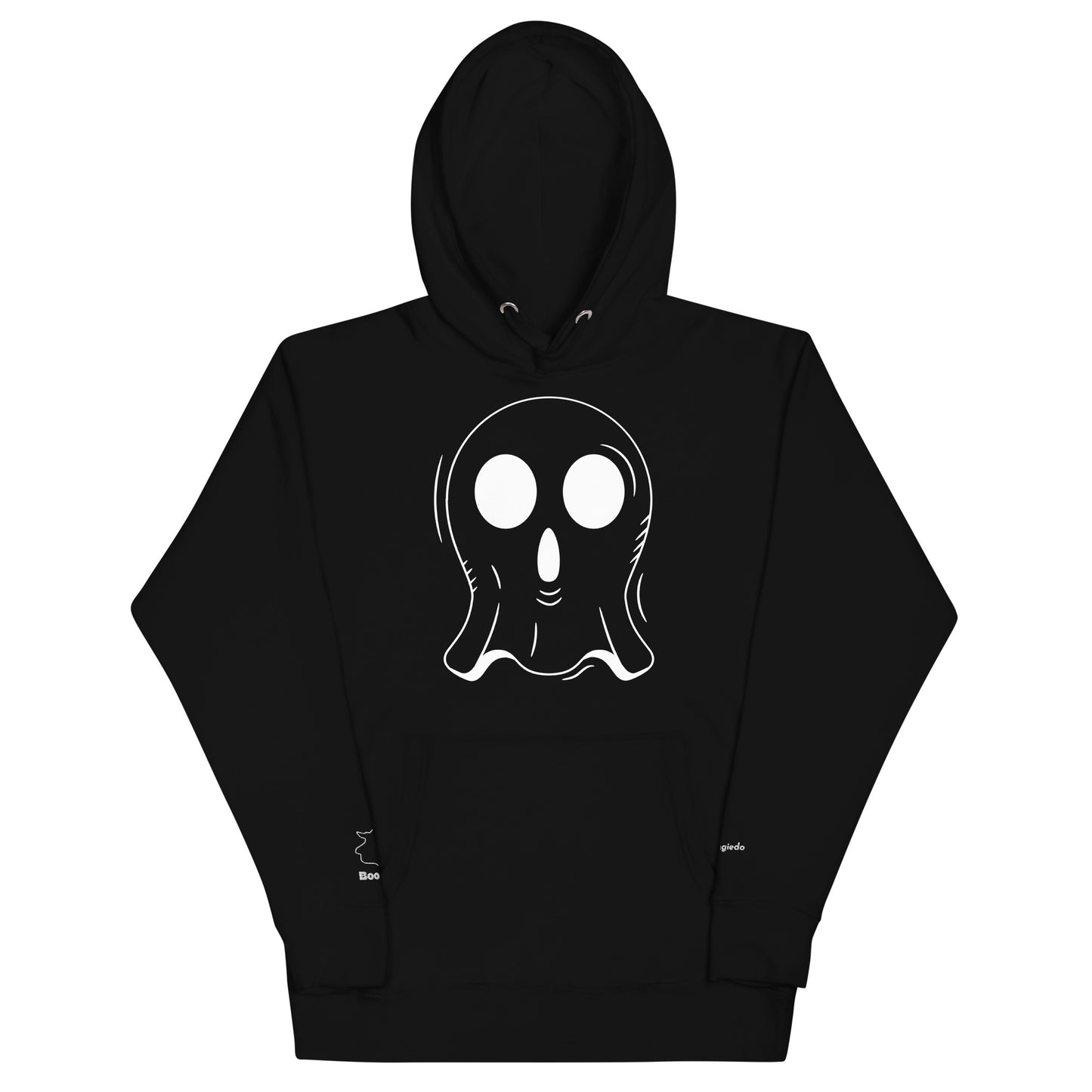 Unisex Hoodie - Halloween Ghost Black Hoodie