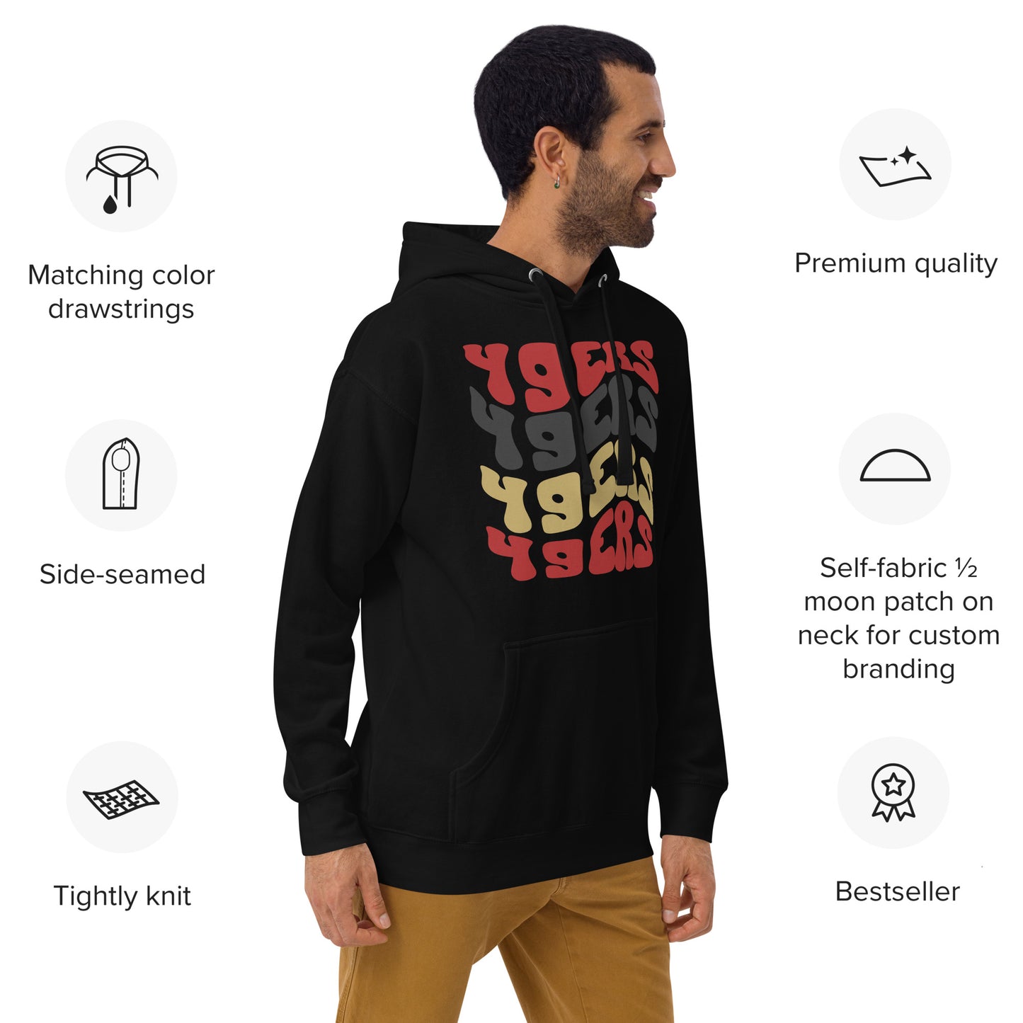 Unisex Hoodie - 49ers Football