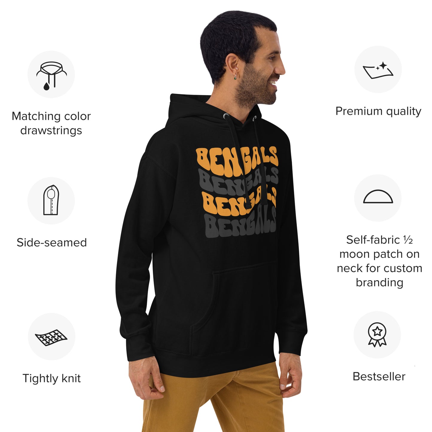 Unisex Hoodie - Bengals Football