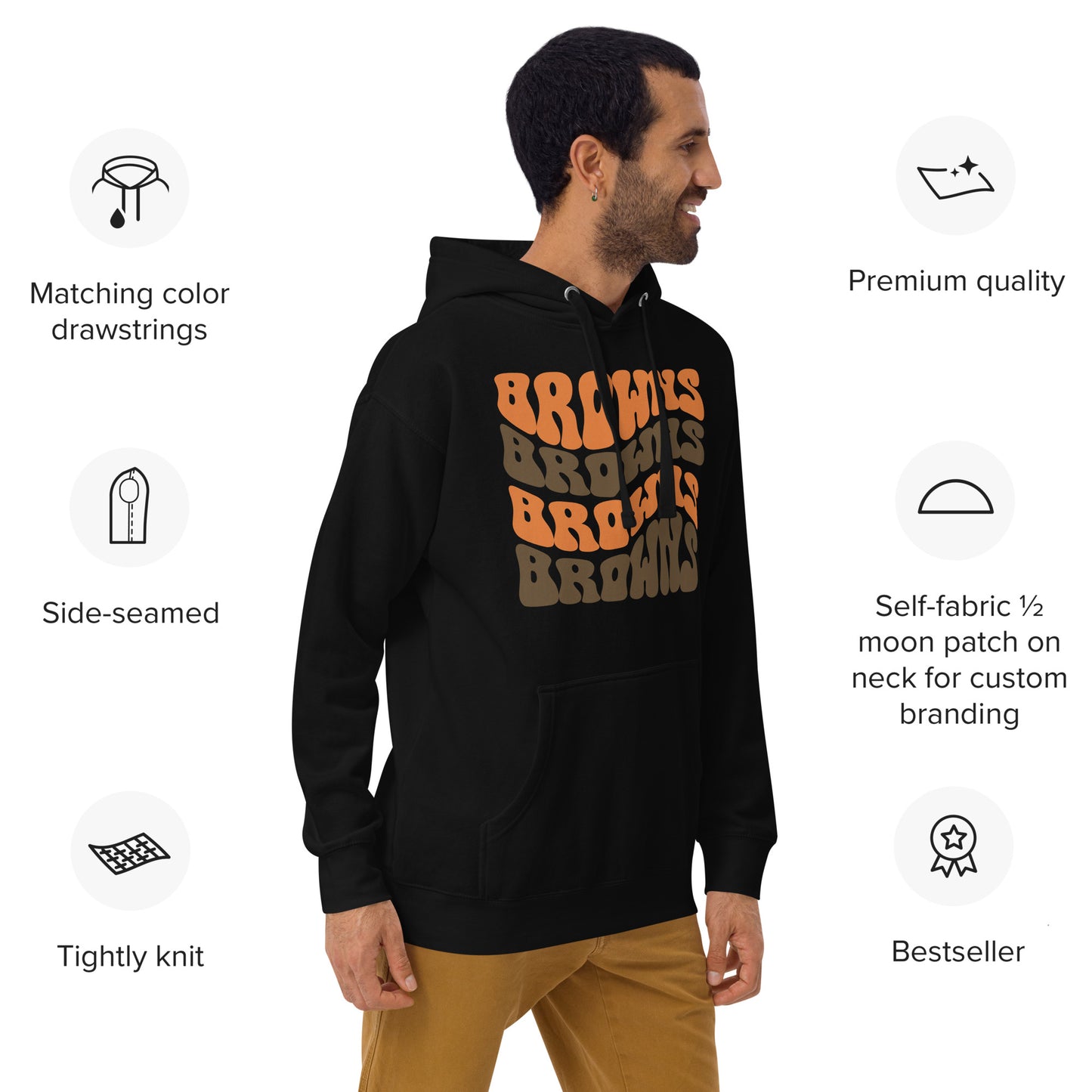 Unisex Hoodie - Browns Football