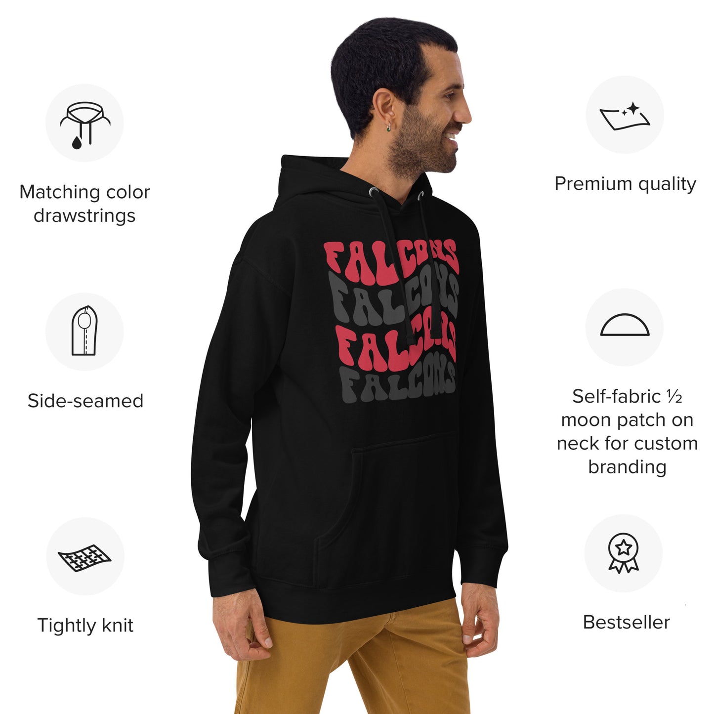 Unisex Hoodie - Falcons Football