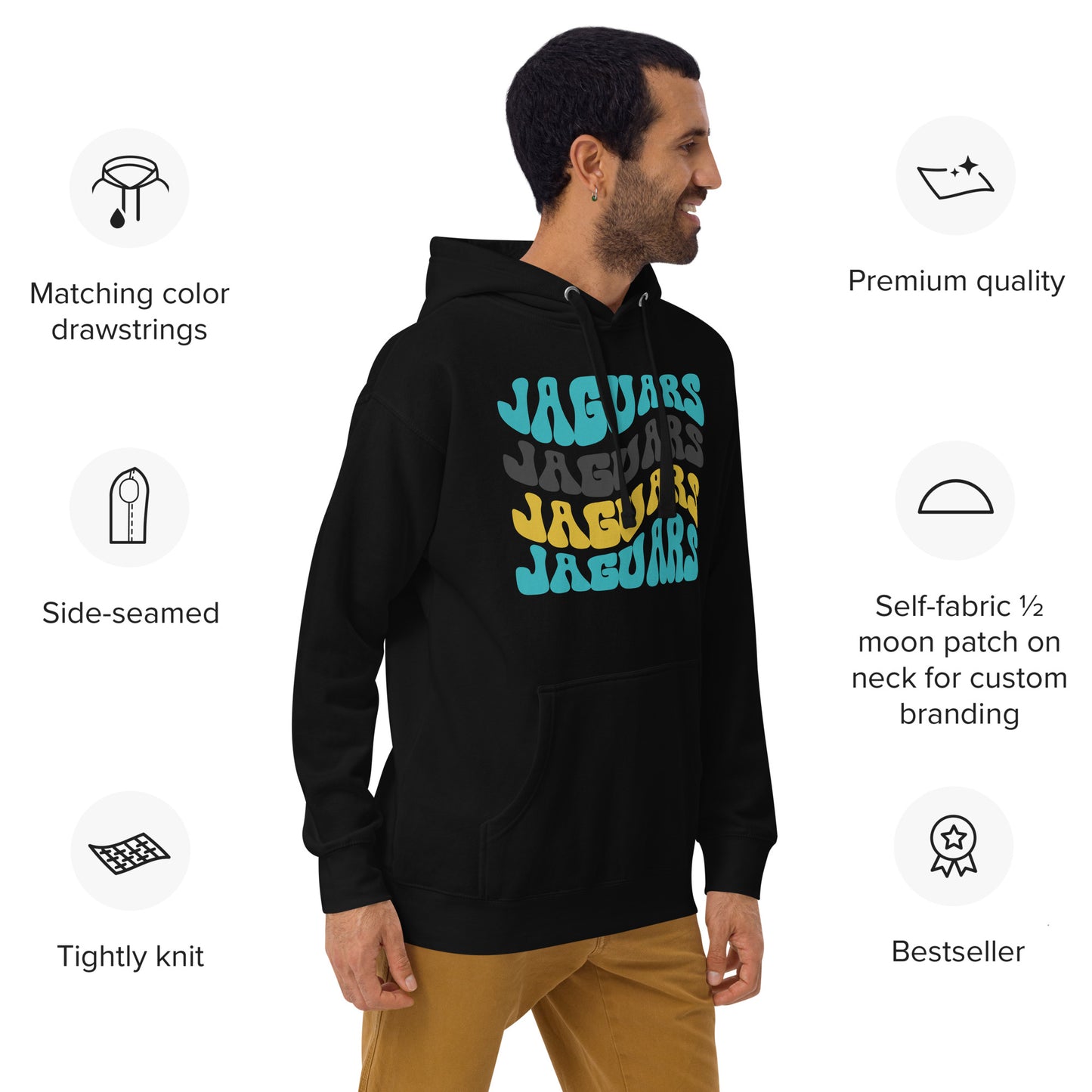 Unisex Hoodie - Jaguars Football