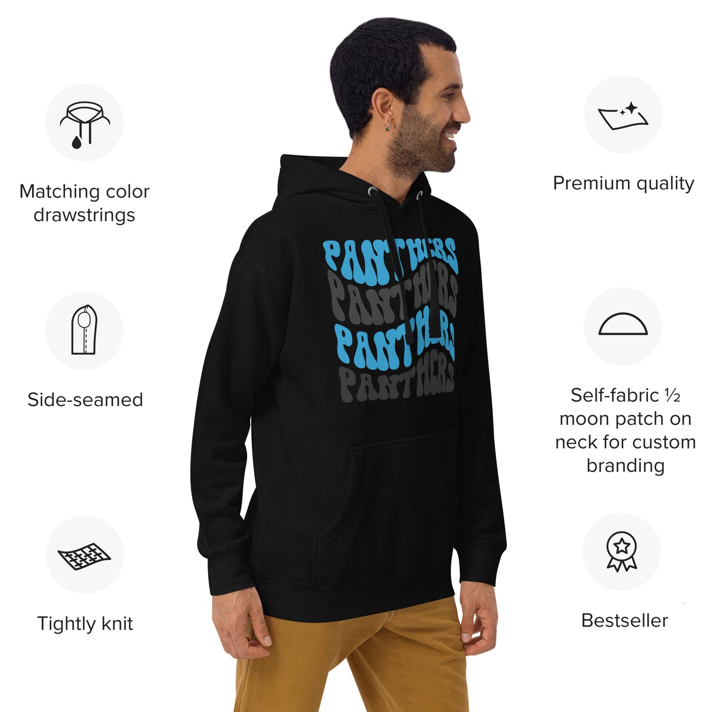 Unisex Hoodie - Panthers Football