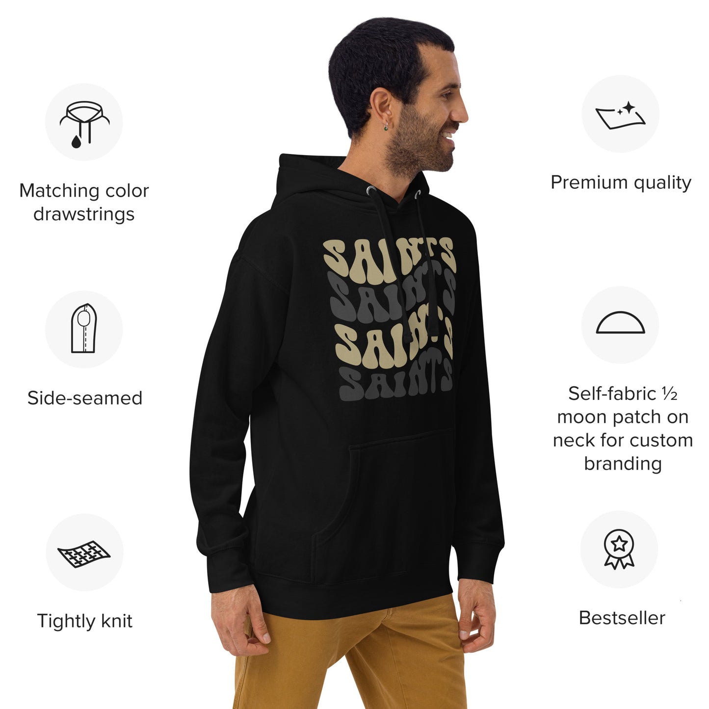 Unisex Hoodie - Saints Football