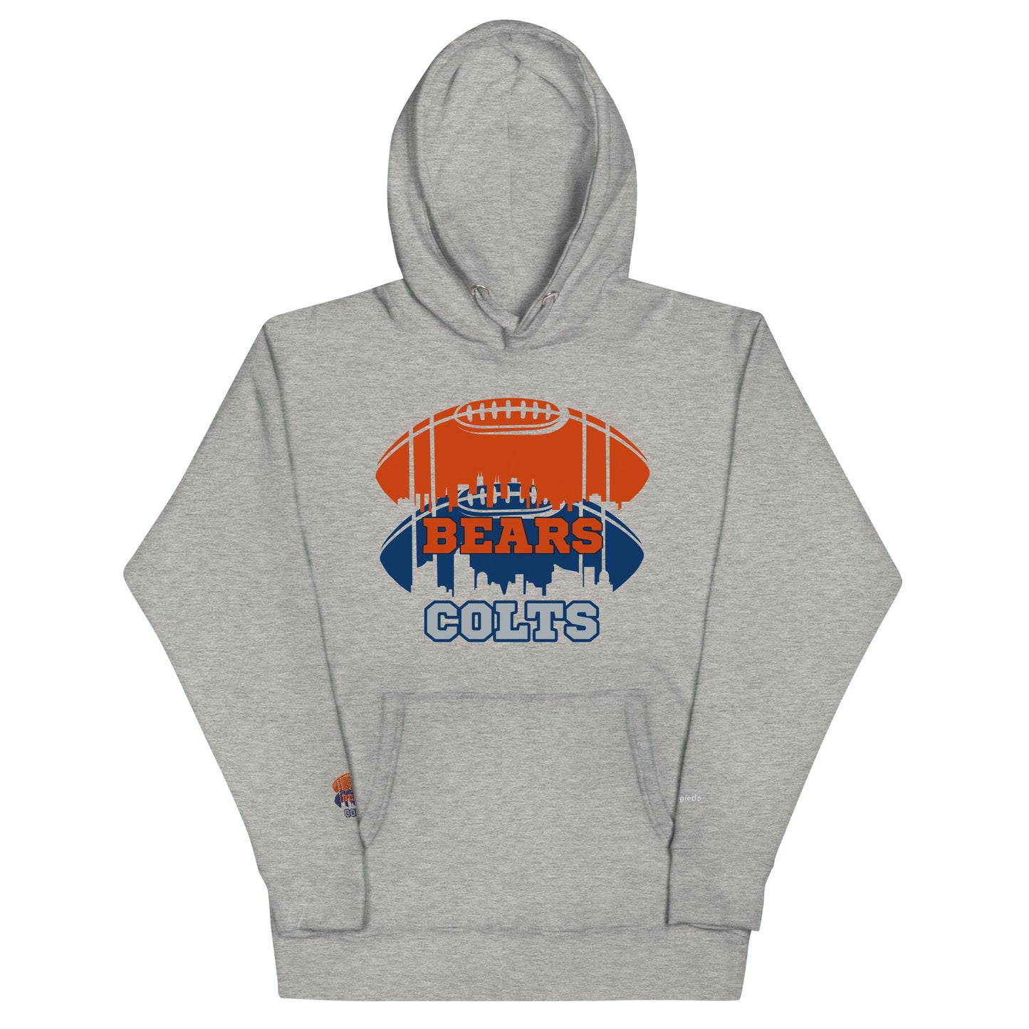 Unisex Hoodie - Bear Colts Football Fan