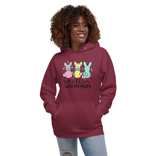 Unisex Hoodie - Chillin' With My Peeps