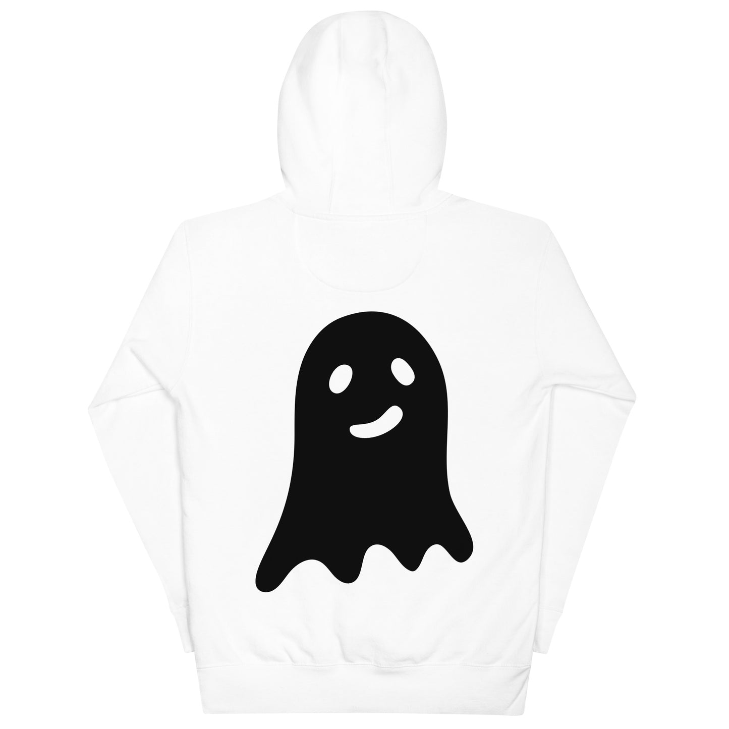 Unisex Hoodie - Halloween Ghost White Hoodie