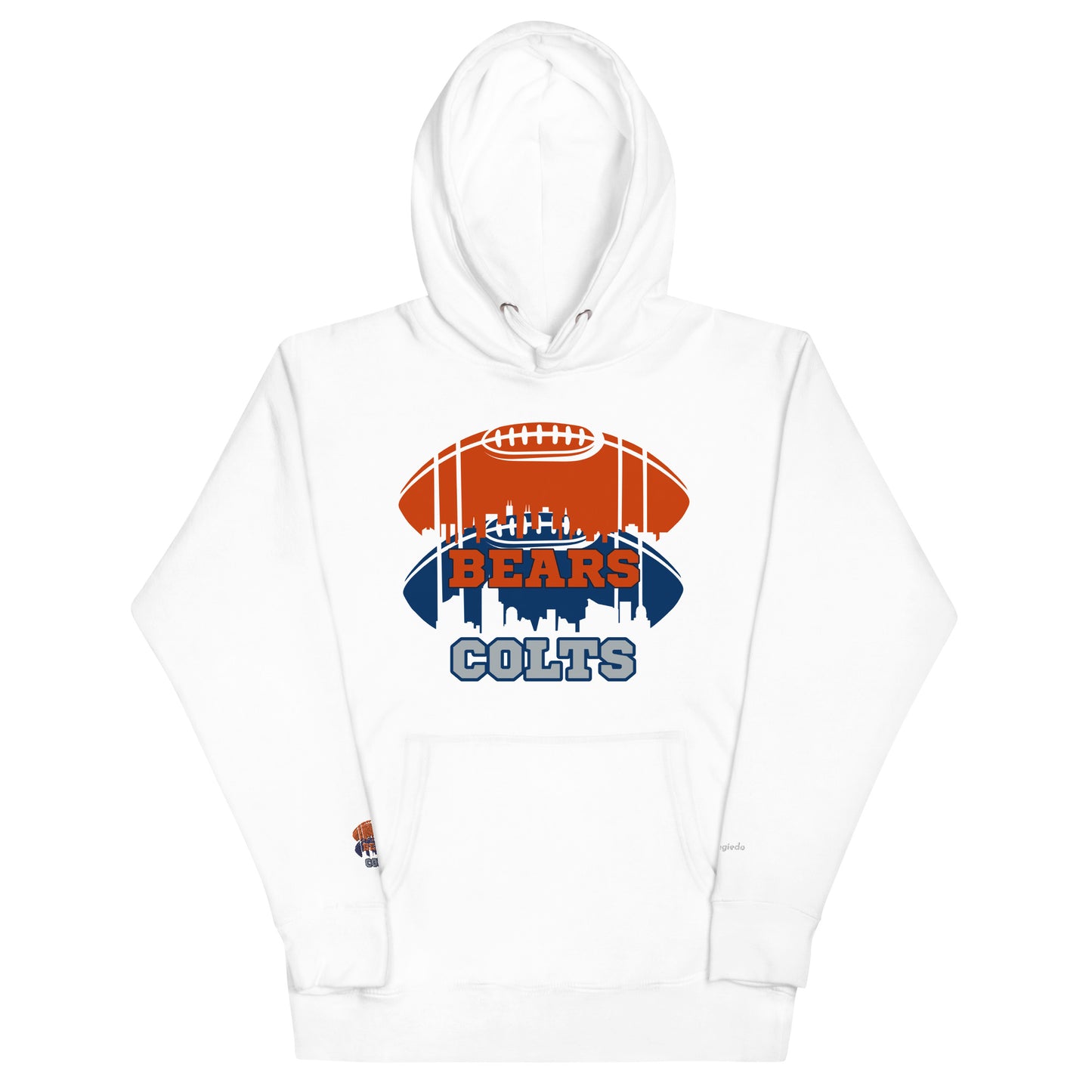 Unisex Hoodie - Bear Colts Football Fan