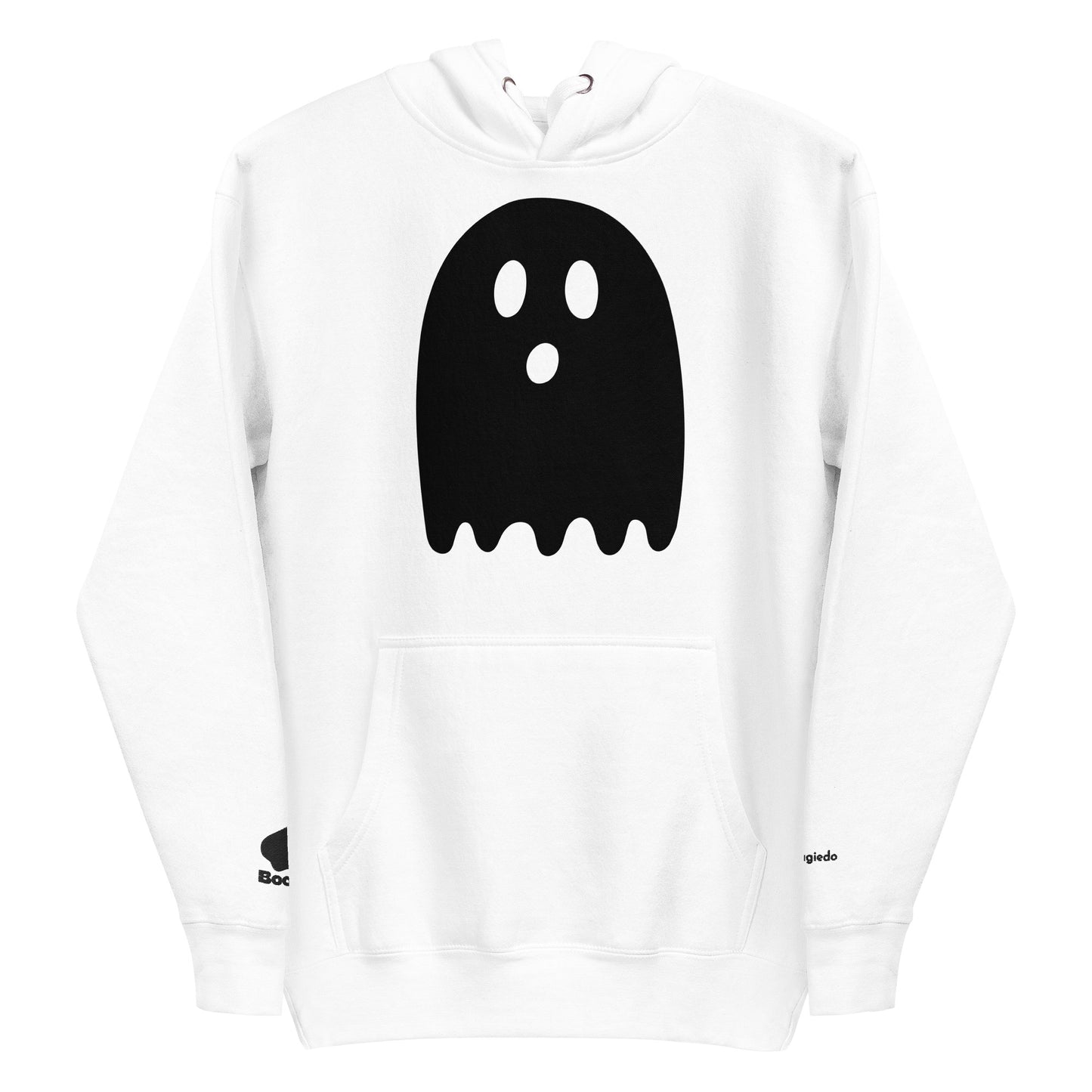 Unisex Hoodie - Halloween Ghost White Hoodie