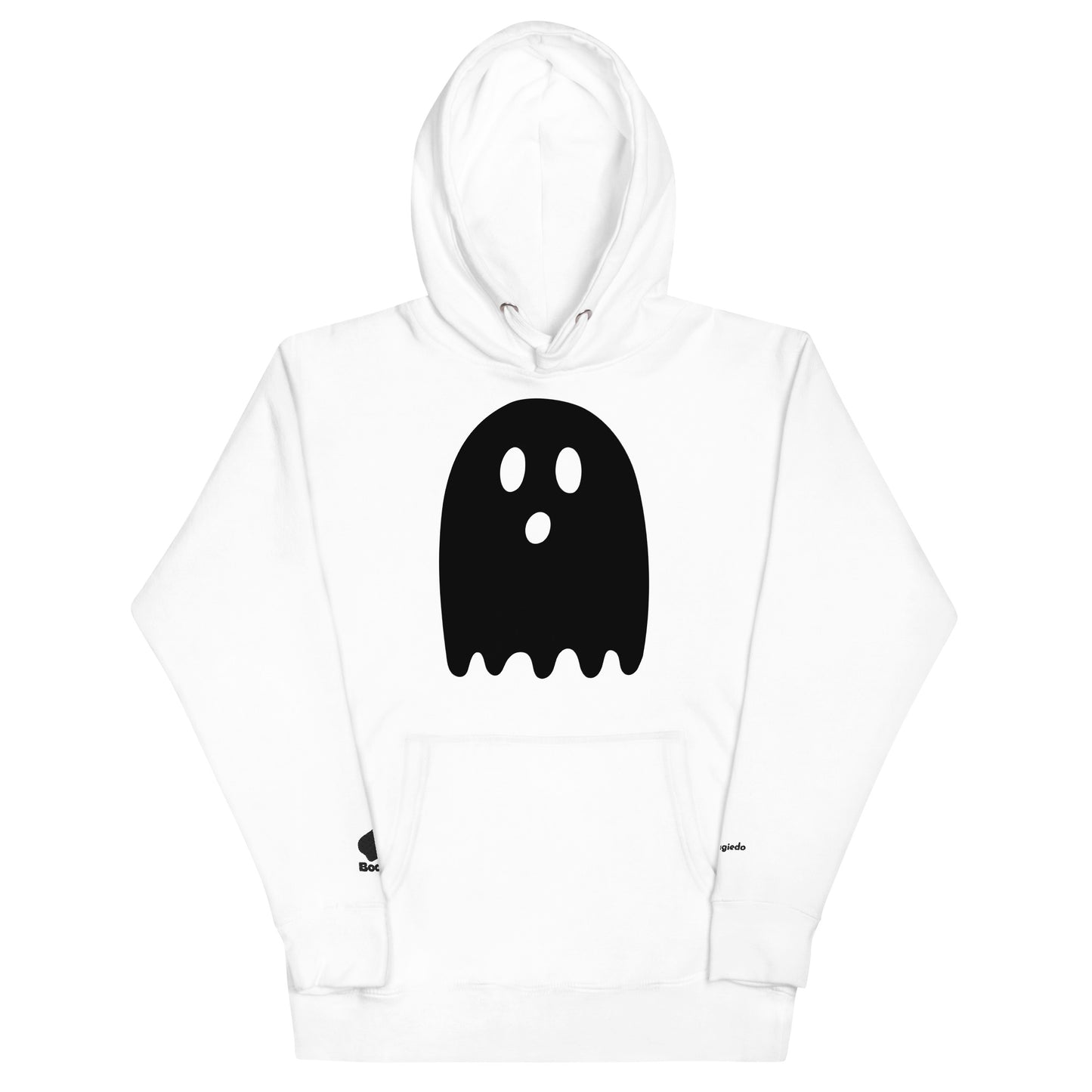 Unisex Hoodie - Halloween Ghost White Hoodie