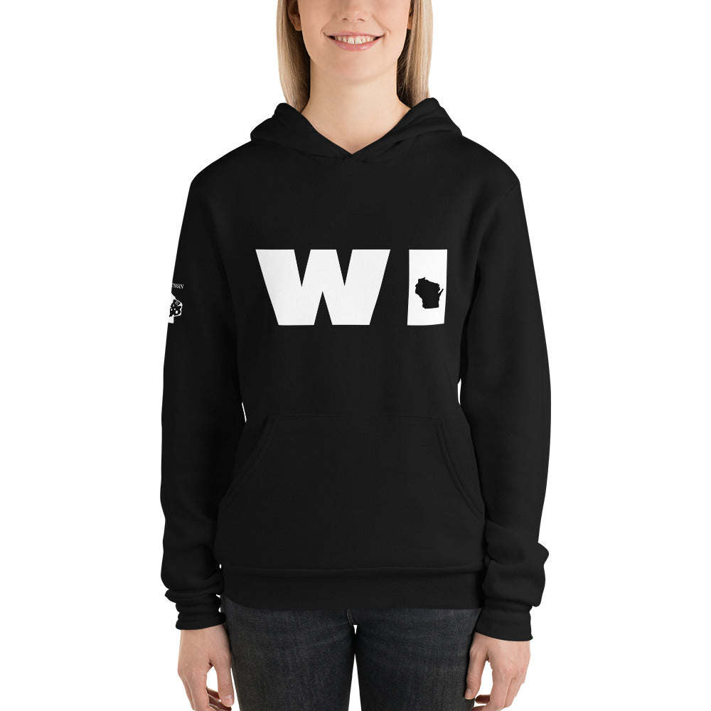 Unisex hoodie - WI (Wisconsin)