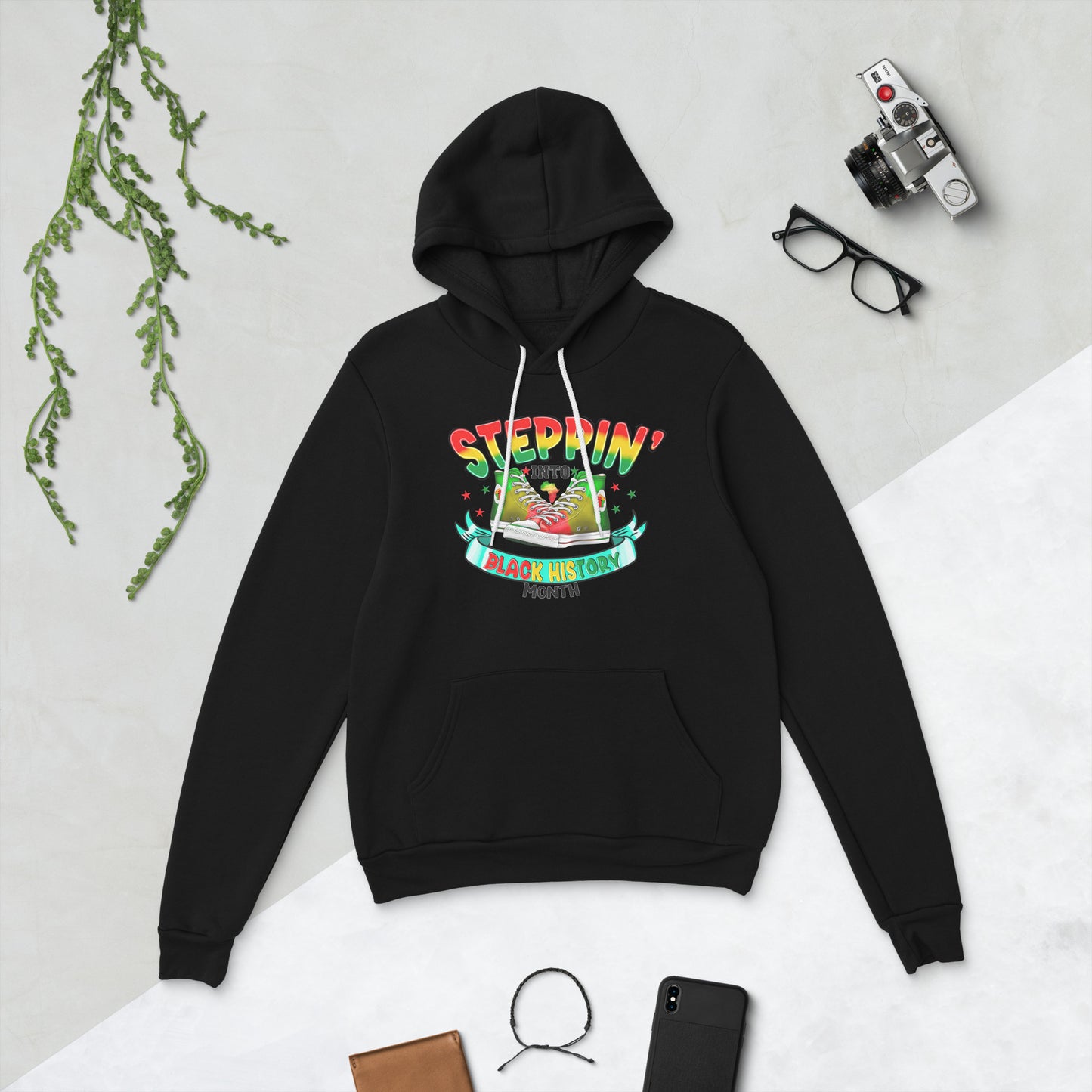 Unisex hoodie - Steppin Into Black History Month