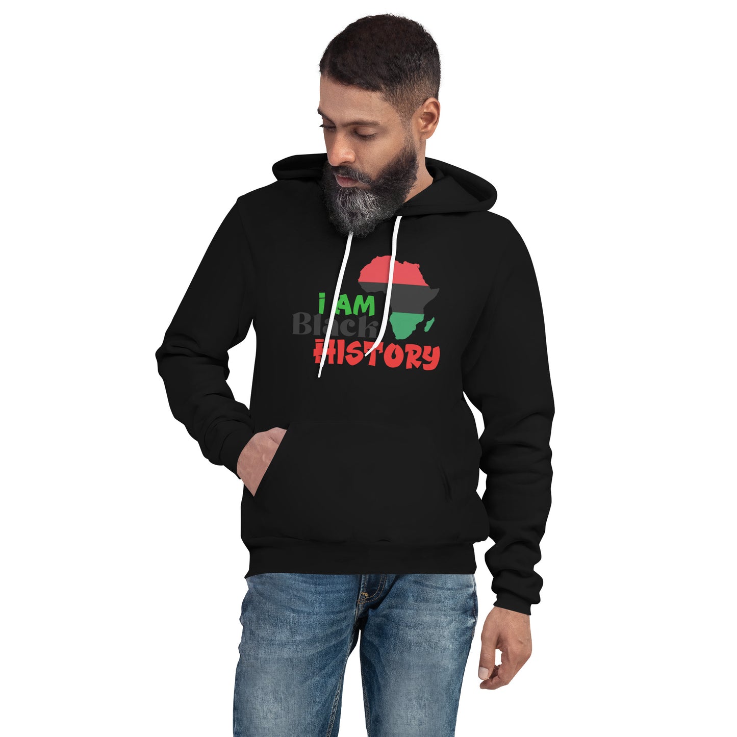 Unisex hoodie - I Am Black History