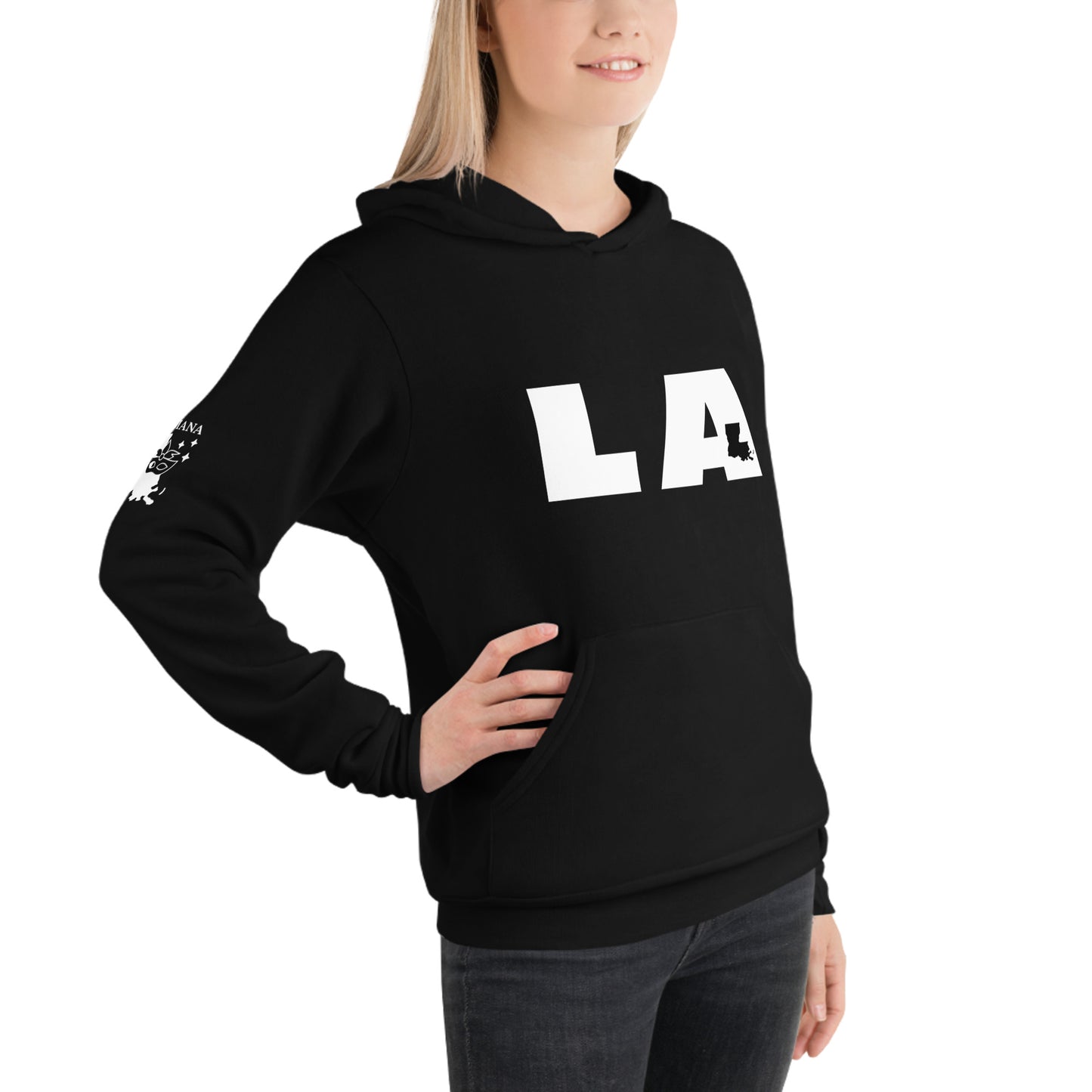 Unisex hoodie - LA (Lousiana)