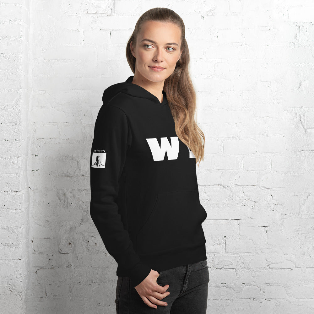 Unisex hoodie - WY (Wyoming)