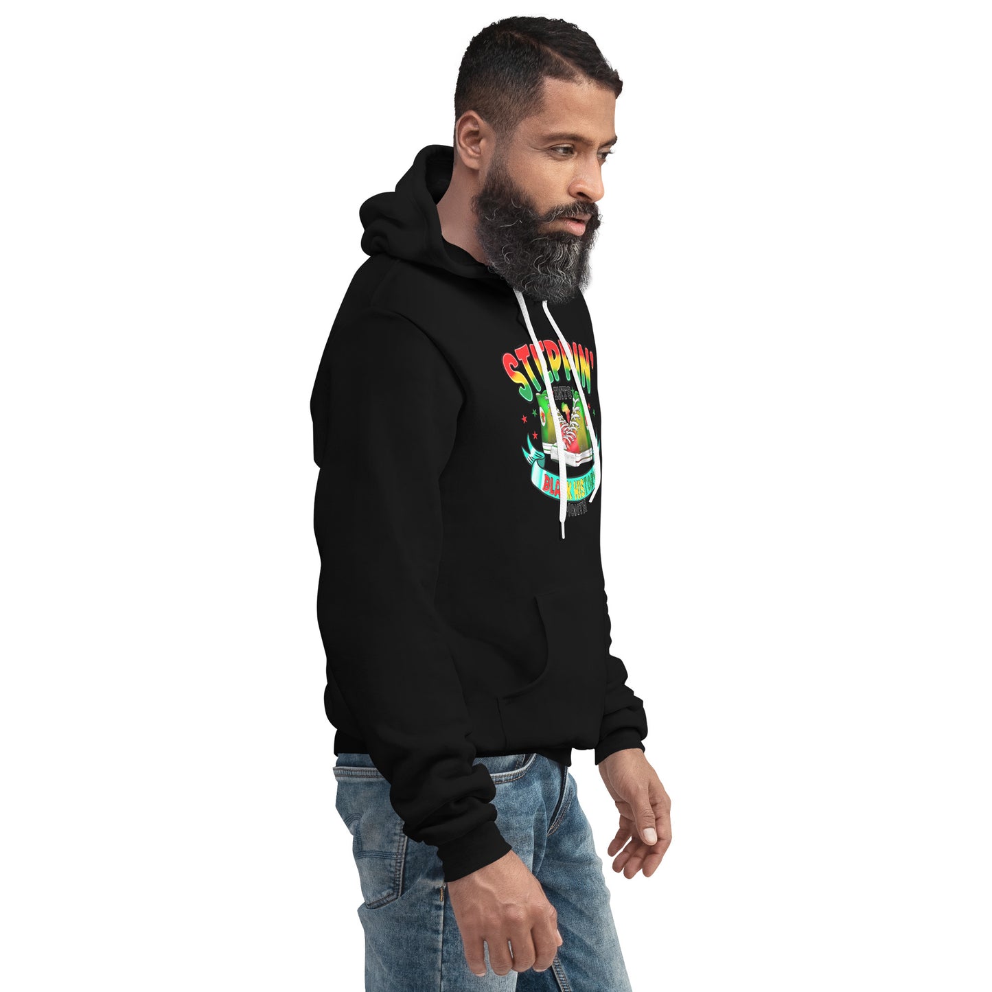 Unisex hoodie - Steppin Into Black History Month