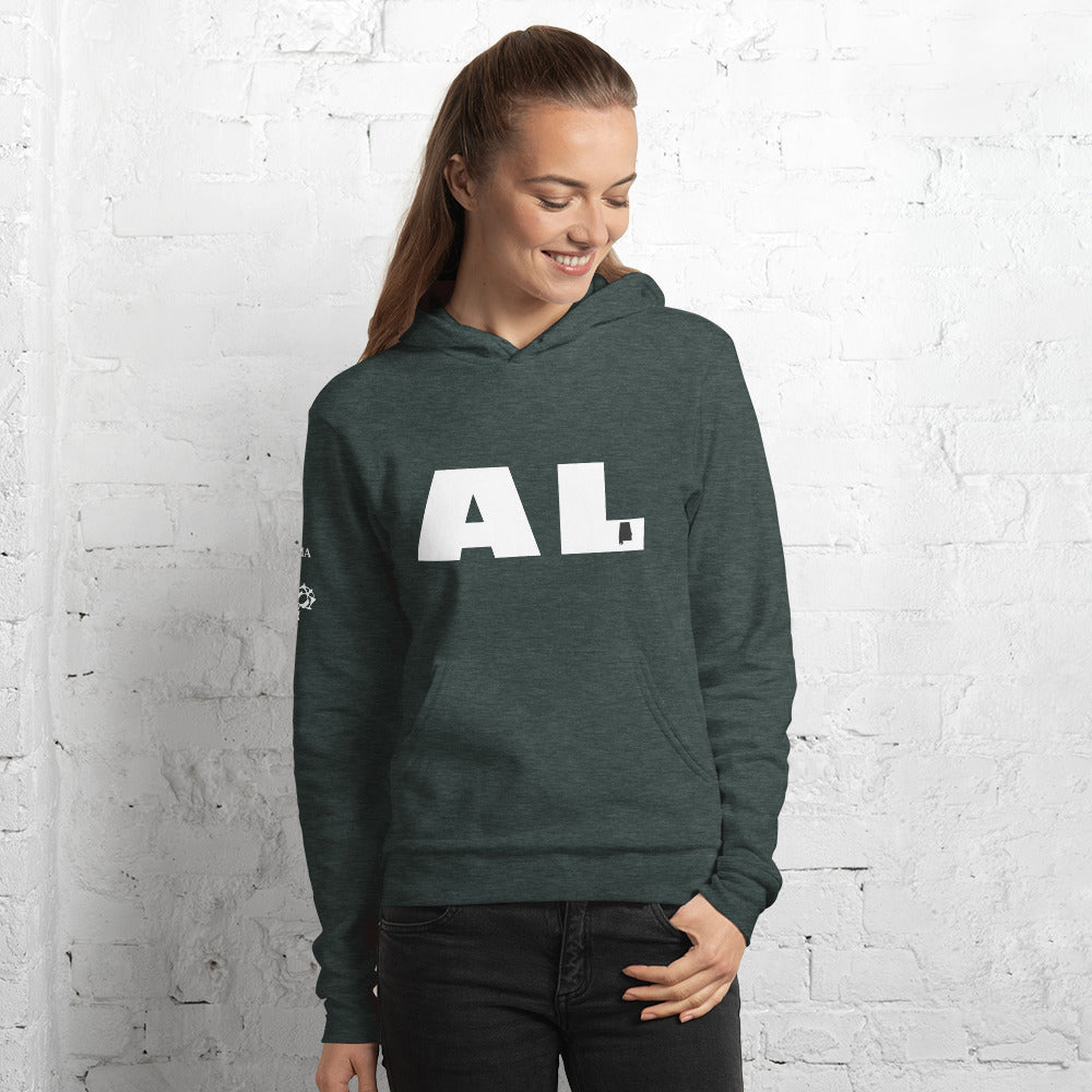 Unisex hoodie - AL (Alabama)