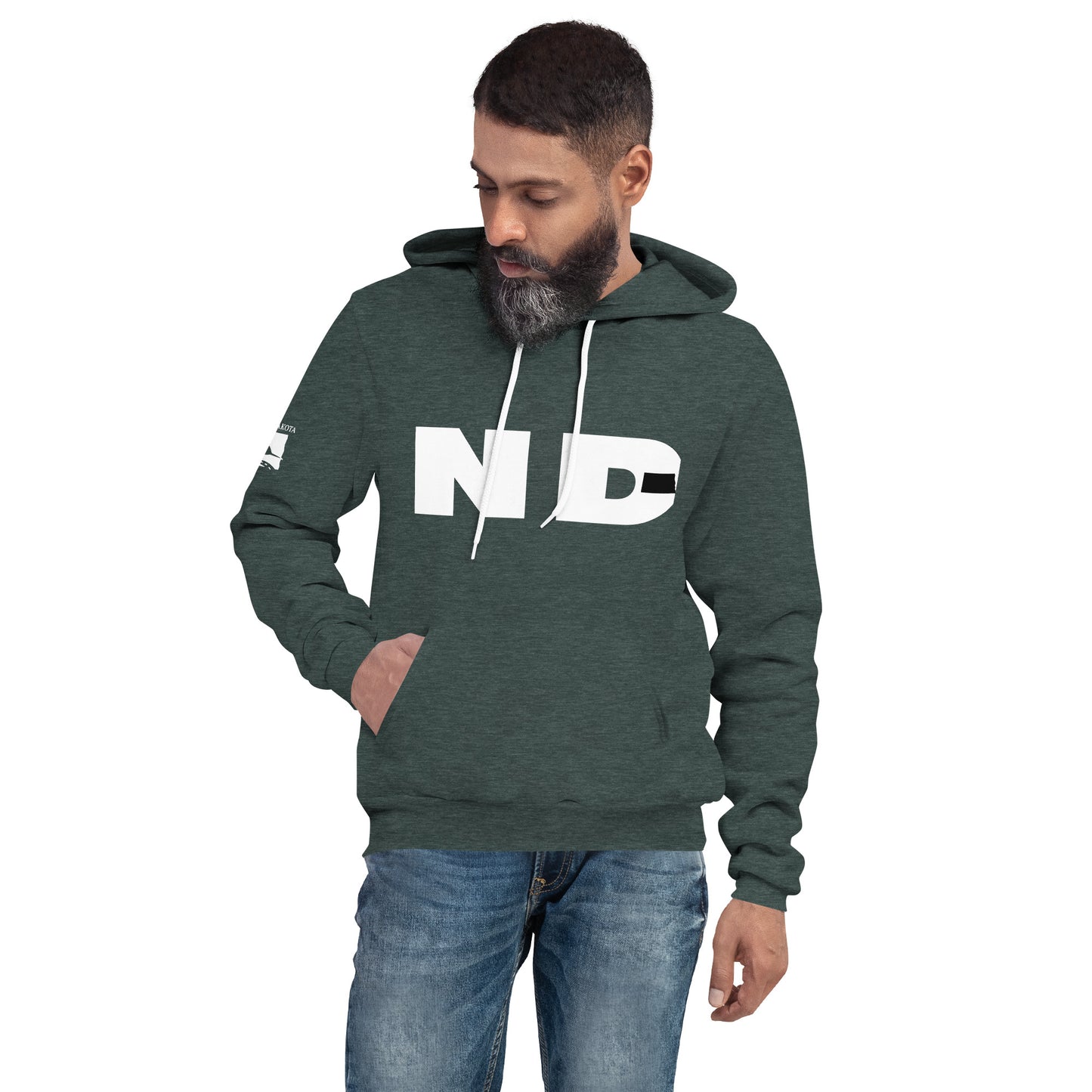 Unisex hoodie - ND (North Dakota)