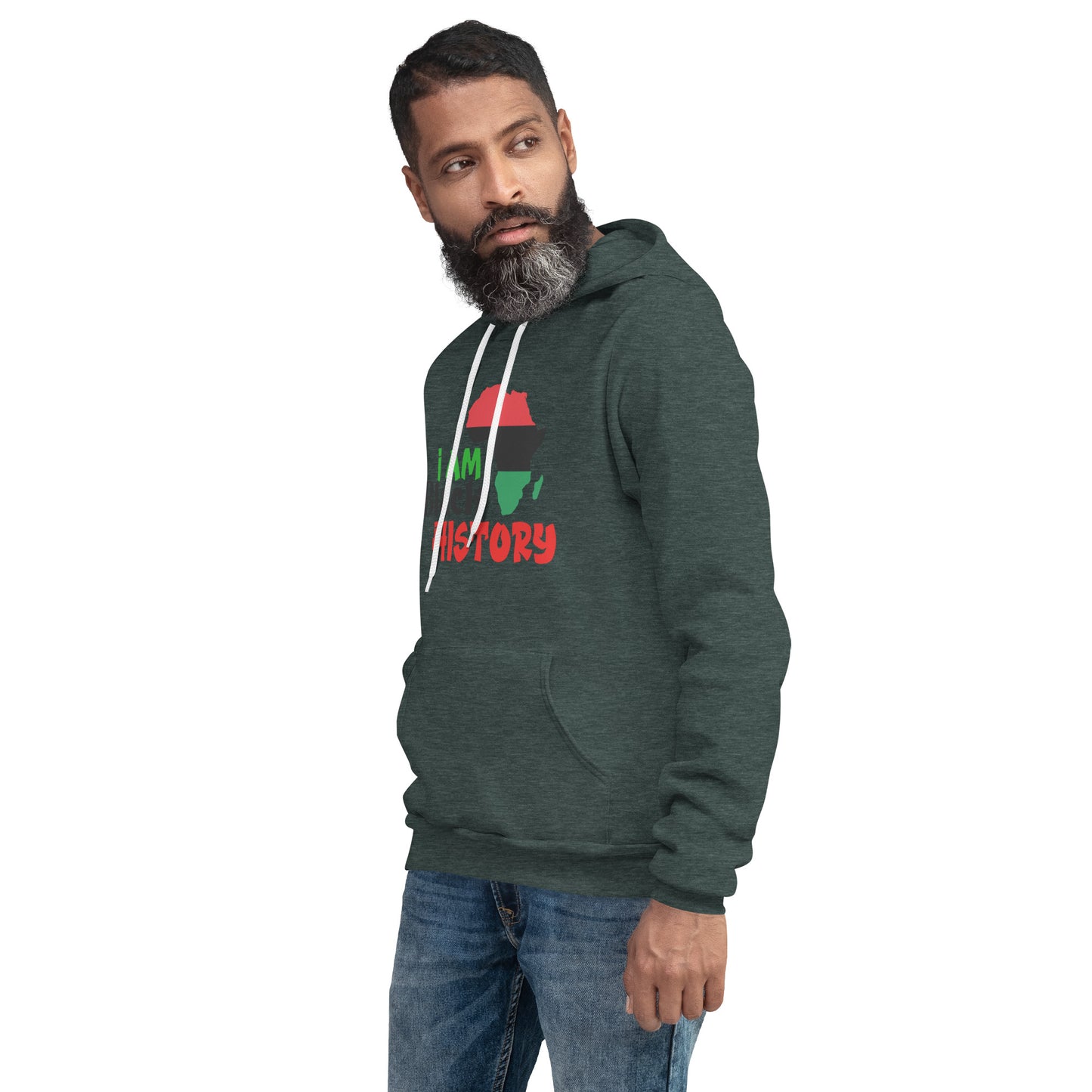 Unisex hoodie - I Am Black History