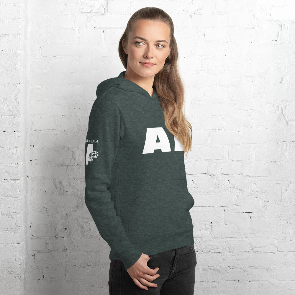 Unisex hoodie - AL (Alabama)