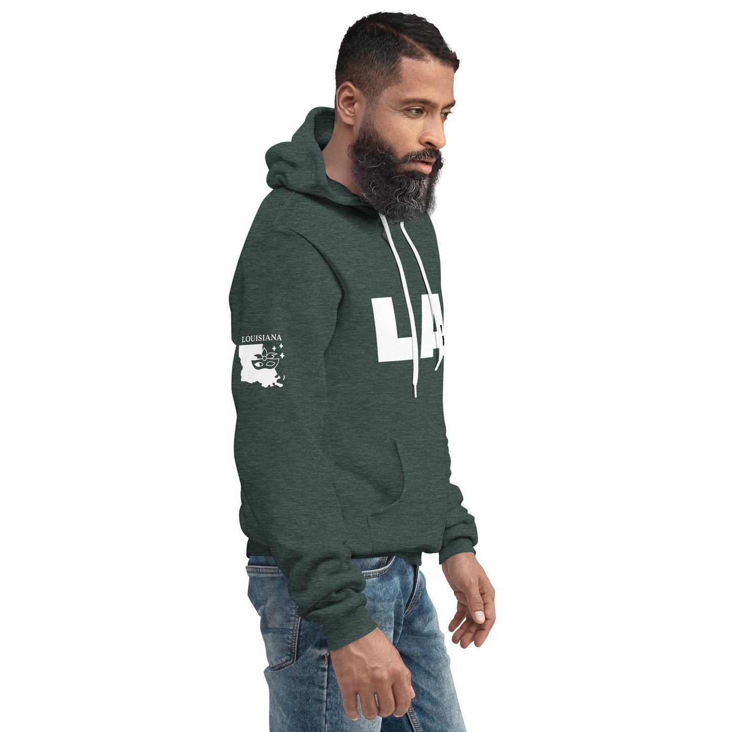 Unisex hoodie - LA (Lousiana)