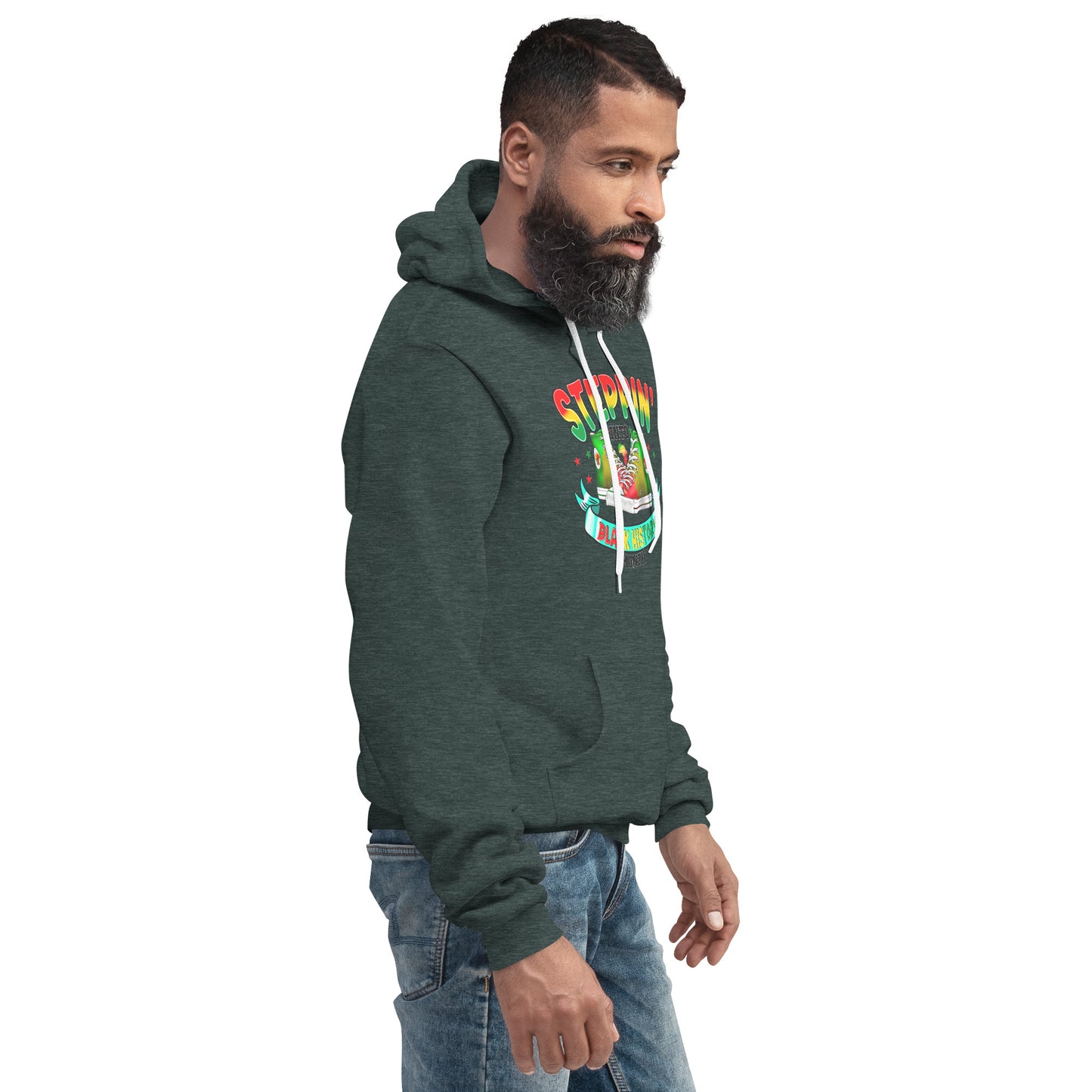 Unisex hoodie - Steppin Into Black History Month