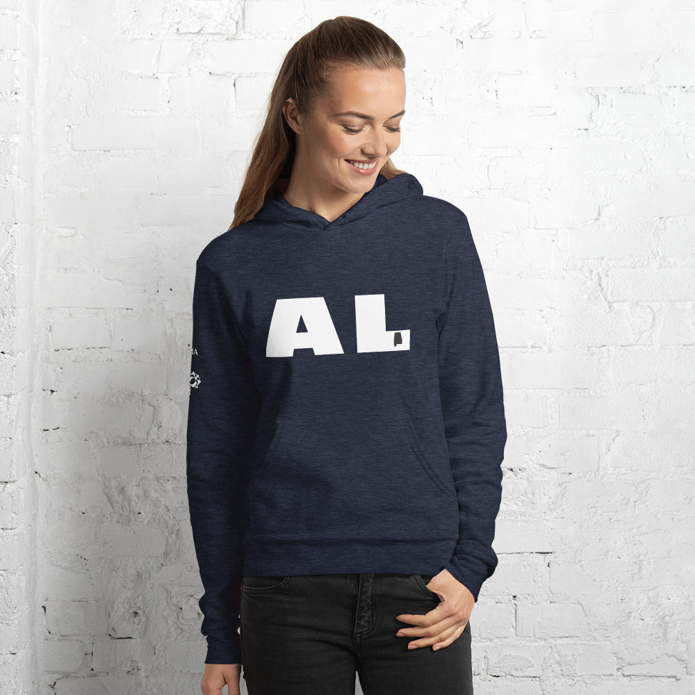 Unisex hoodie - AL (Alabama)