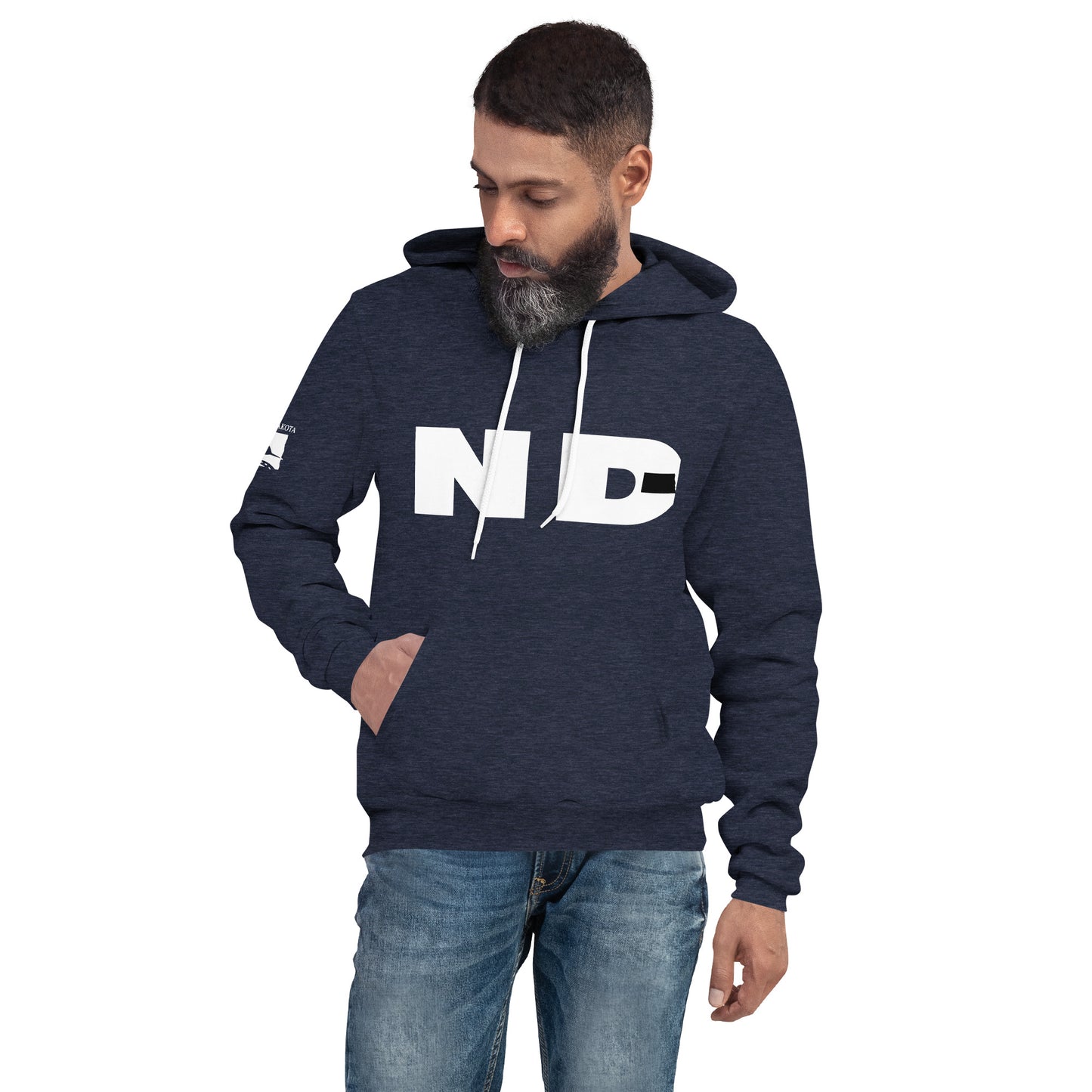 Unisex hoodie - ND (North Dakota)