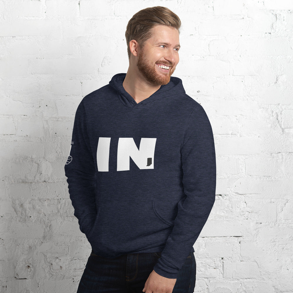 Unisex hoodie - IN (Indiana)