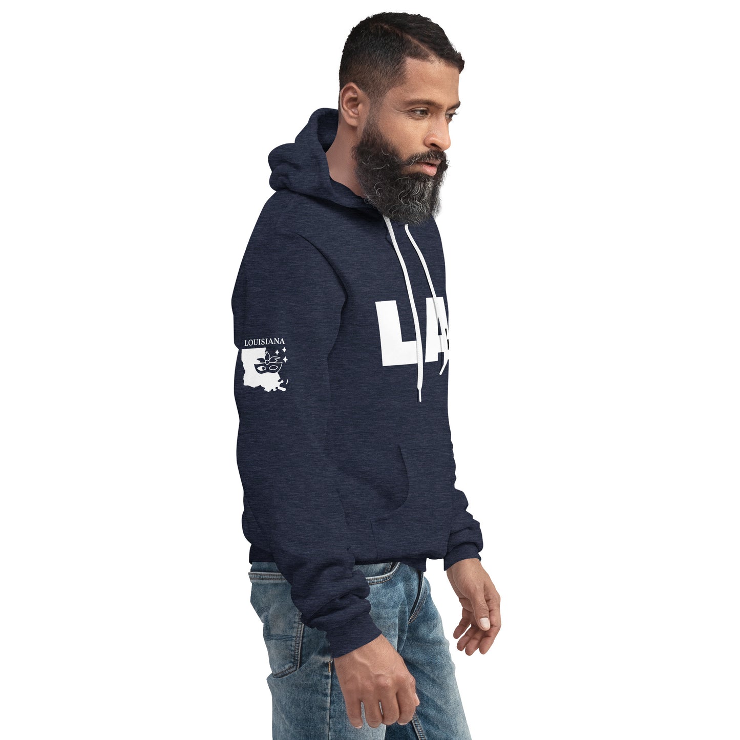 Unisex hoodie - LA (Lousiana)