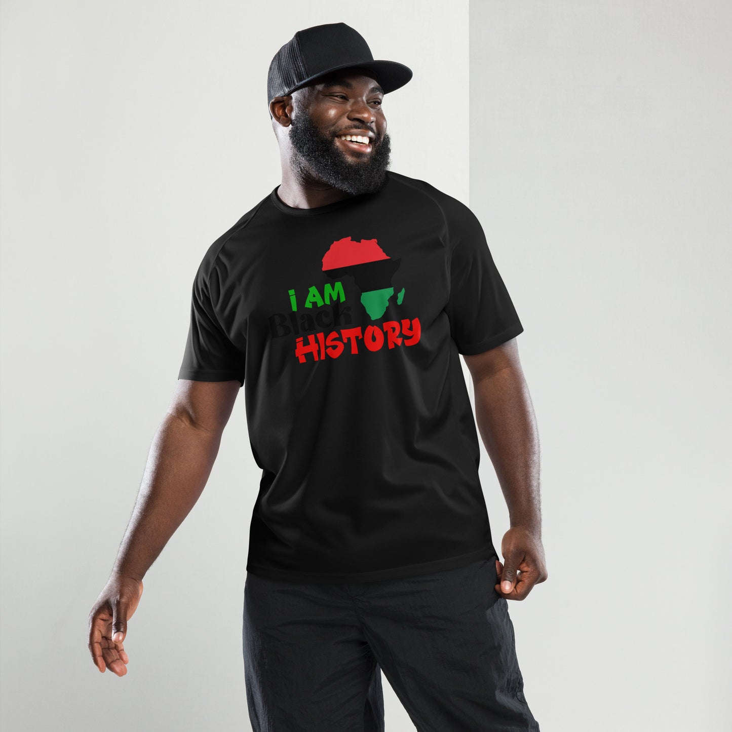 Unisex sports jersey - I Am Black HIstory