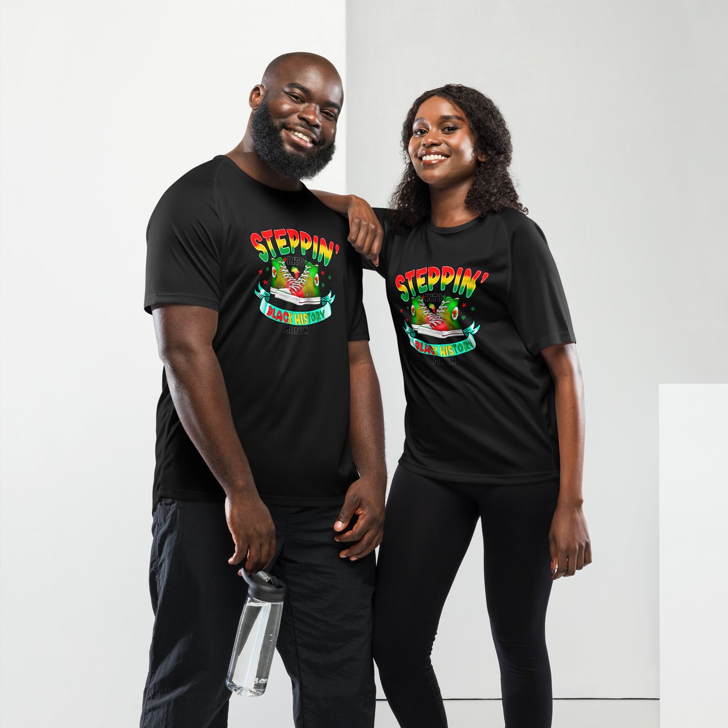 Unisex sports jersey - Steppin Into Black History Month