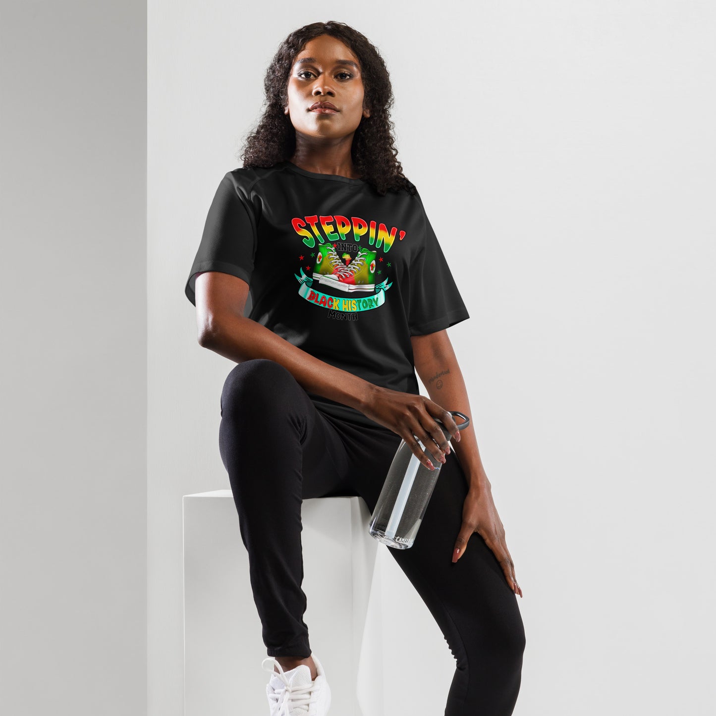 Unisex sports jersey - Steppin Into Black History Month